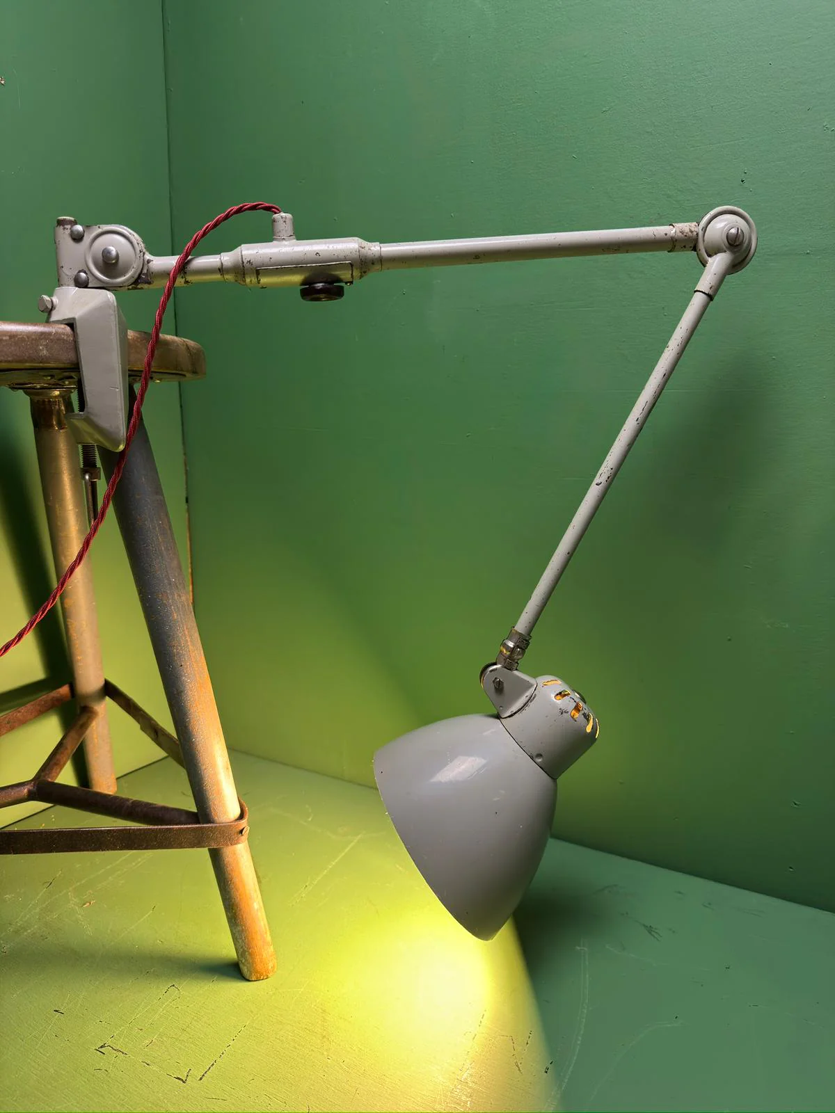 Large 1950s Task Lamp By SIS Leuchten Germany - Image 3