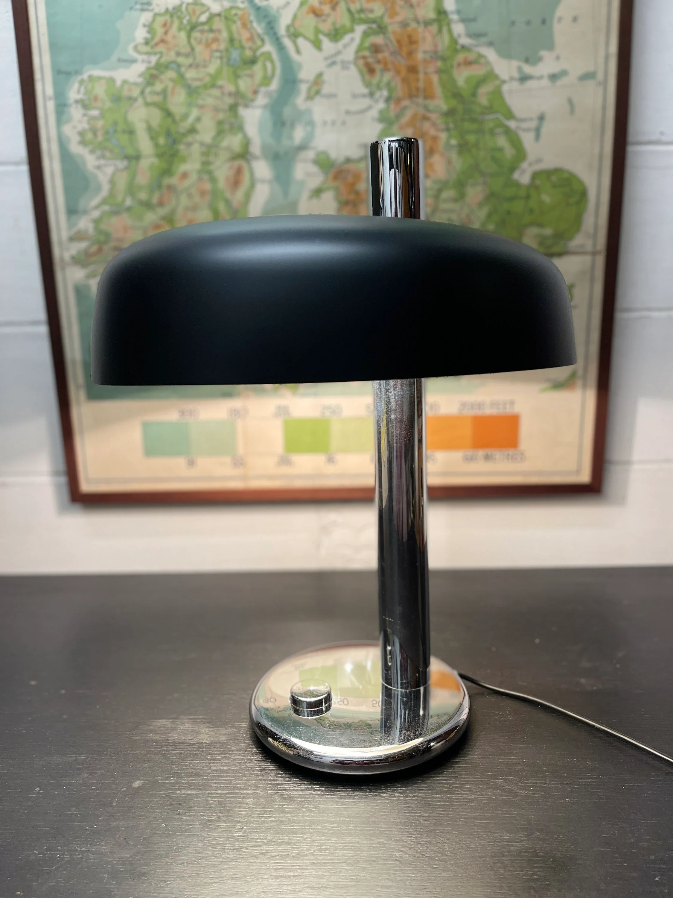 Large Table Lamp By Heinz F W Stahl For Hillebrand Lighting Circa 1969 Model 7603 - Image 2