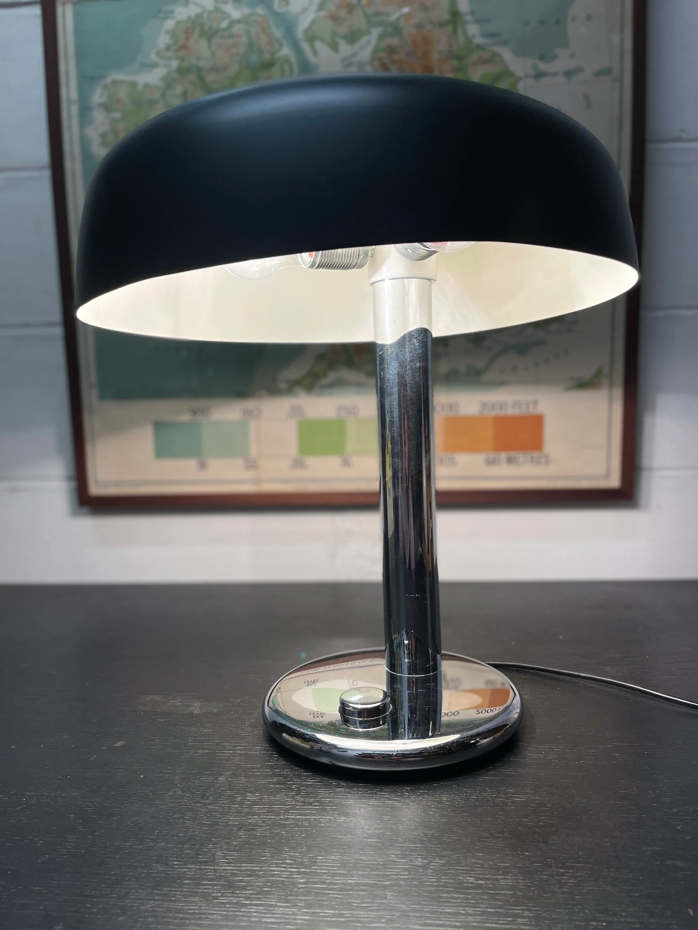 Large Table Lamp By Heinz F W Stahl For Hillebrand Lighting Circa 1969 Model 7603 - Image 4