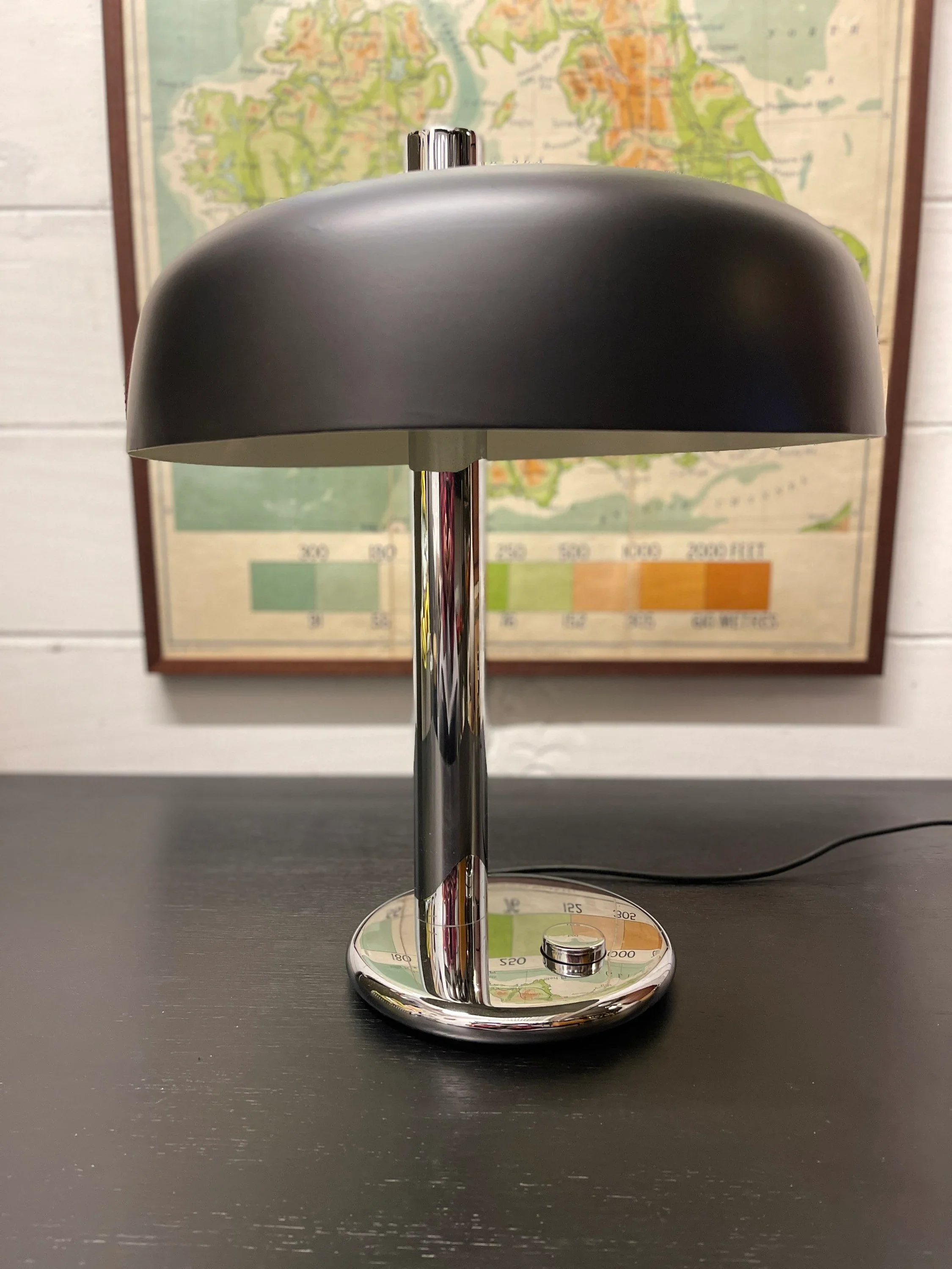 Large Table Lamp By Heinz F W Stahl For Hillebrand Lighting Circa 1969 Model 7603 - Image 6