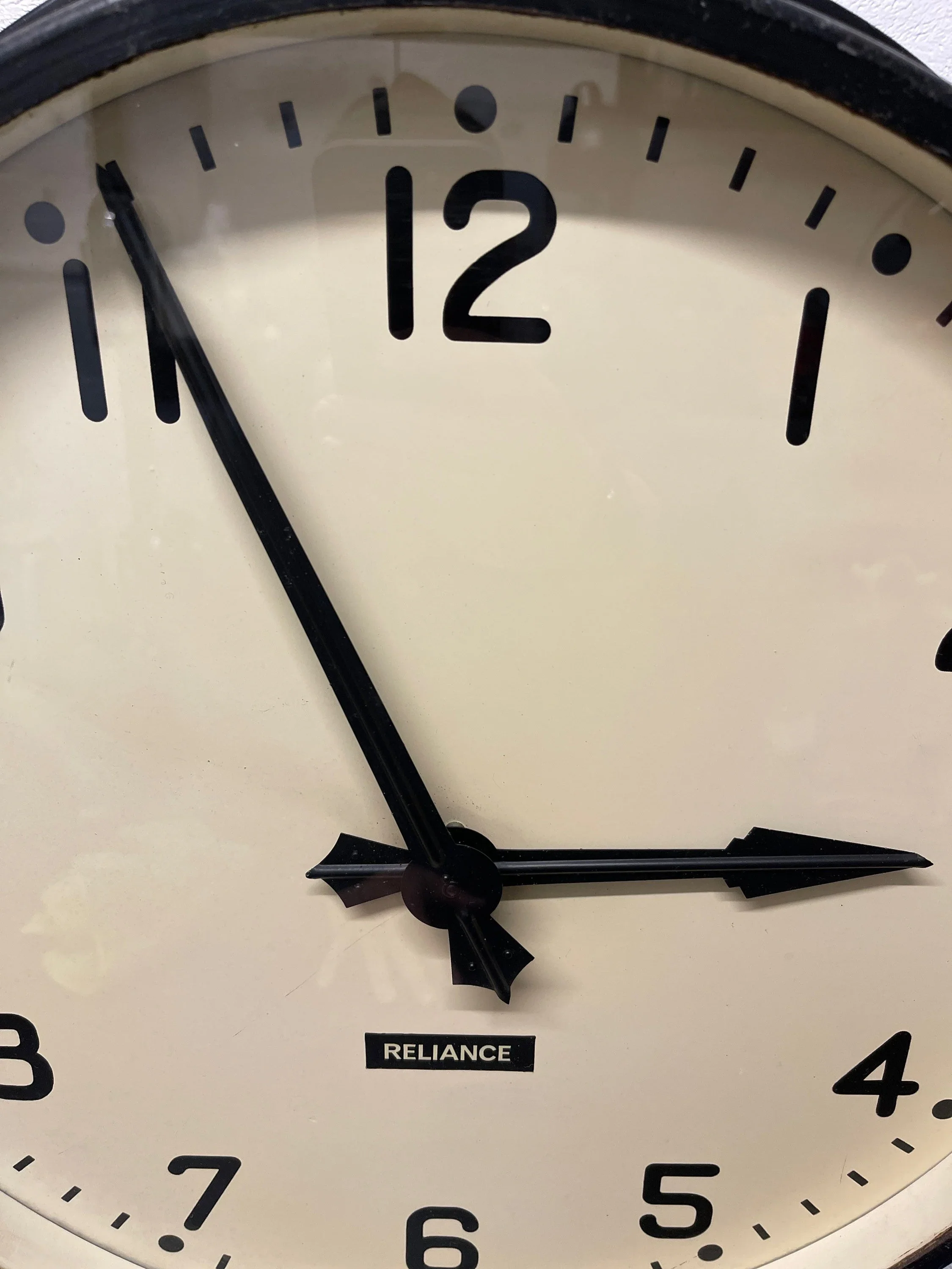 Large Vintage 1940s Industrial Station / Factory Clock By Gents Of Leicester - Image 6
