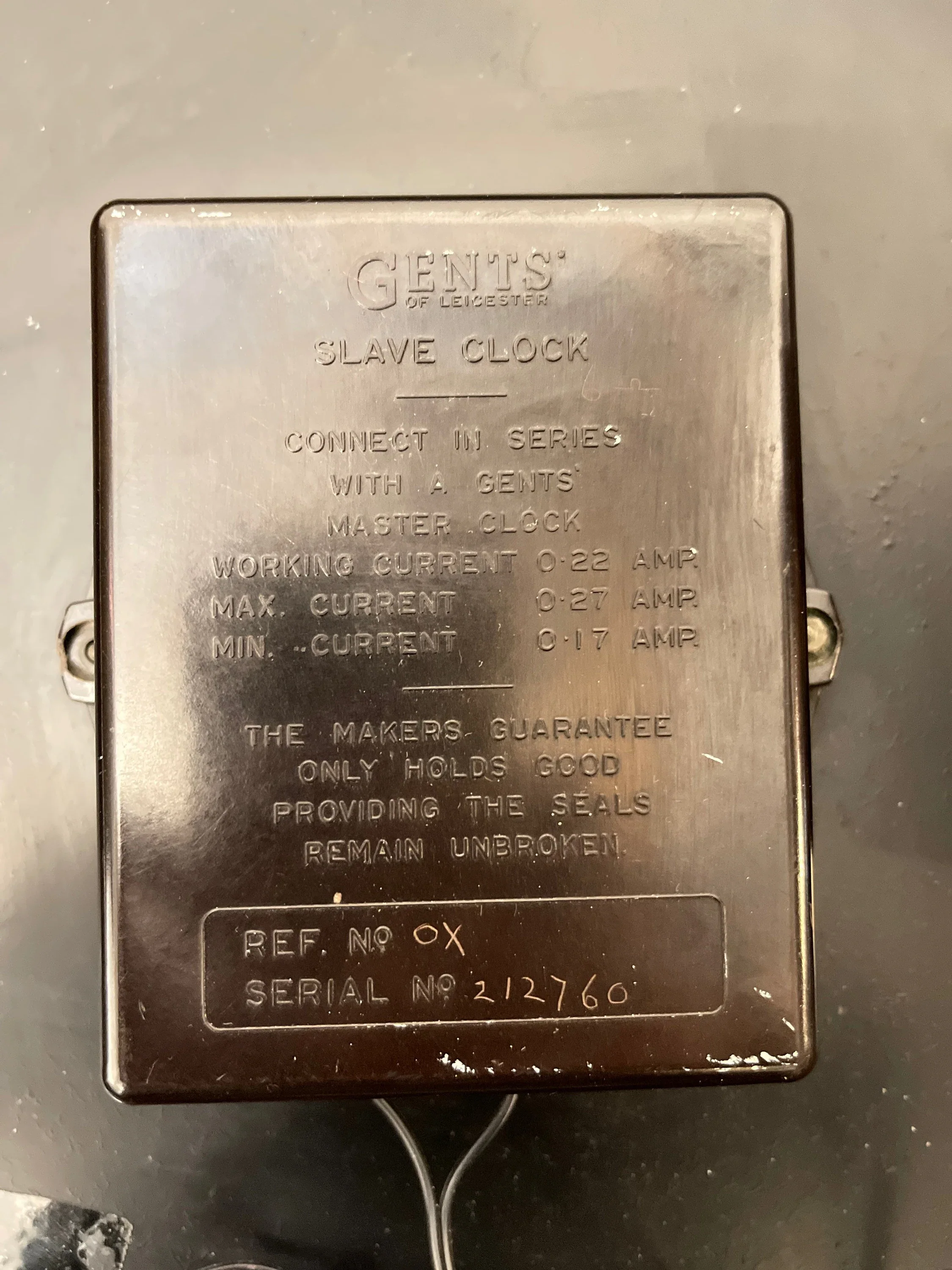 Large Vintage 1940s Industrial Station / Factory Clock By Gents Of Leicester - Image 9