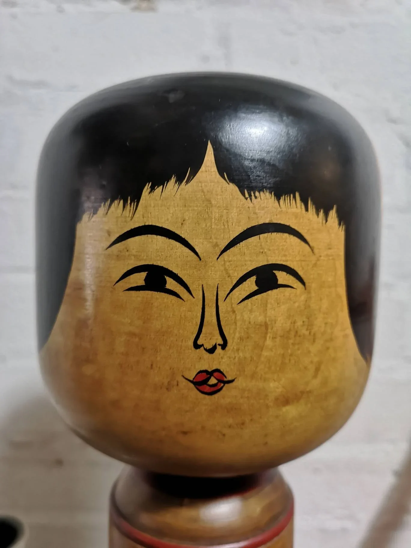 Large Vintage Japanese Yajiro Style Kokeshi Doll By Takeda Norio - Image 3
