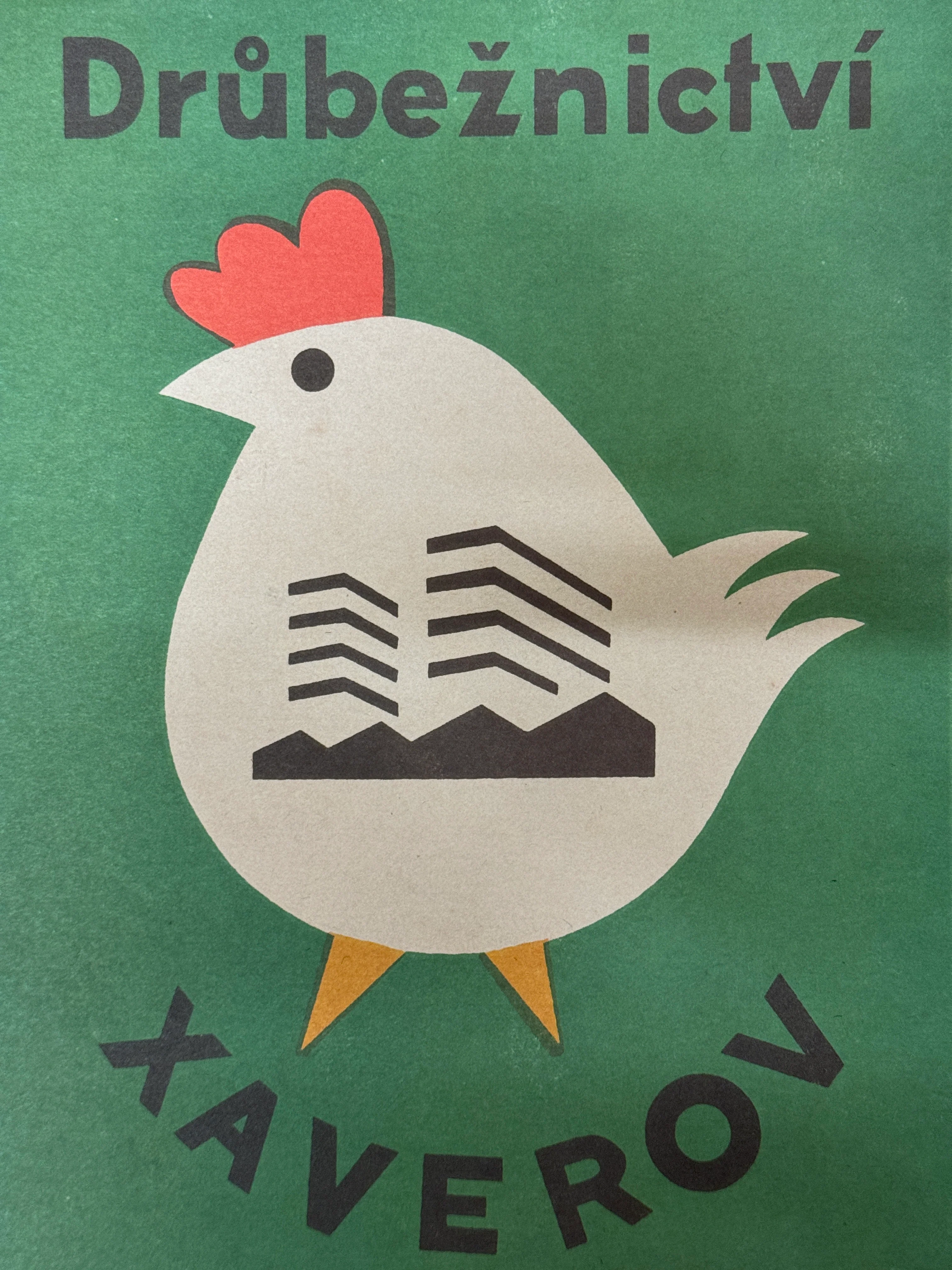 Limited Edition Czech Match Box Art Poster 87 of 240 Xaverov Poultry Factory - Image 3