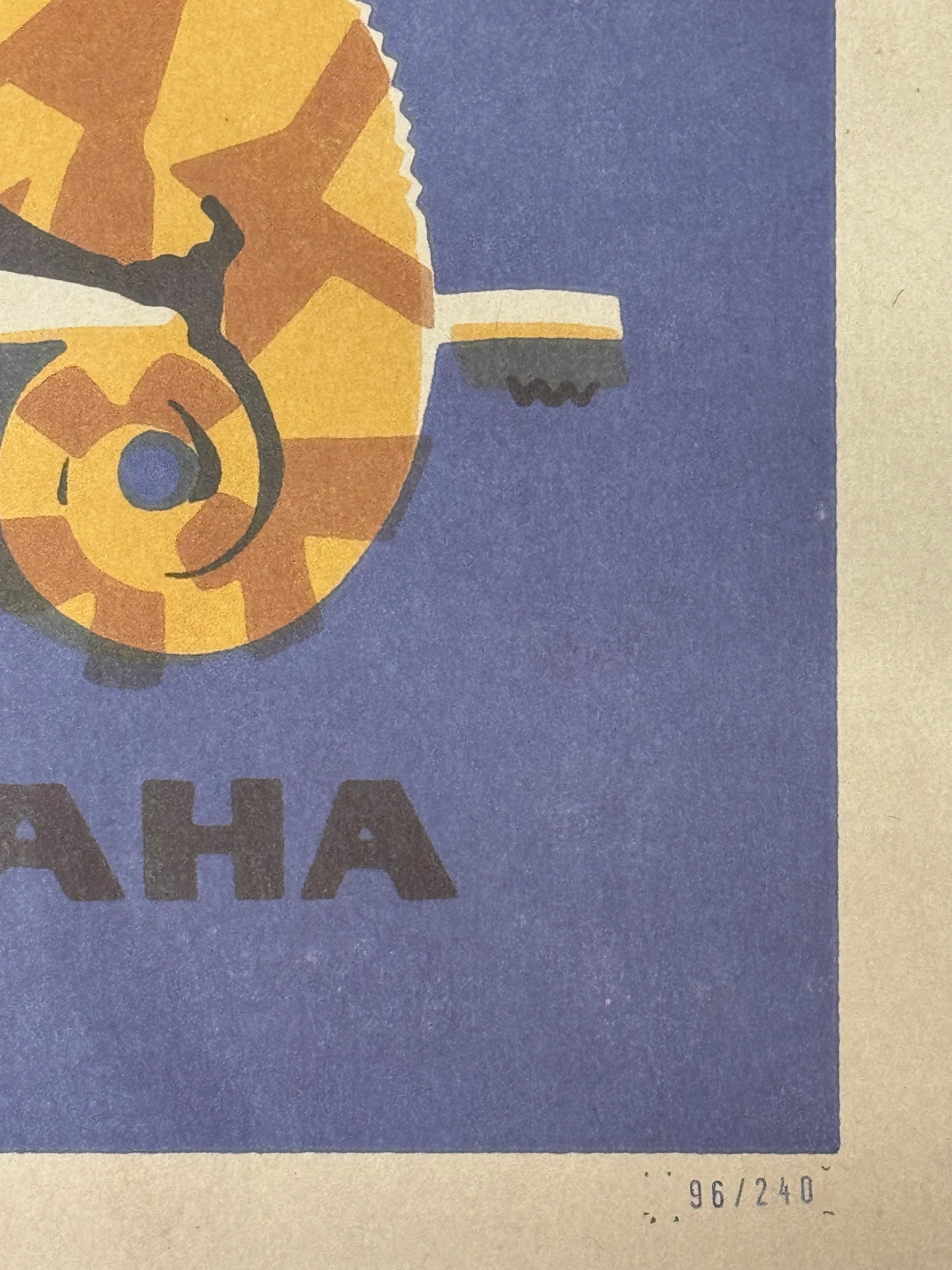 Limited Edition Czech Match Box Art Poster 96 of 240 Zoo Praha Chameleon - Image 9