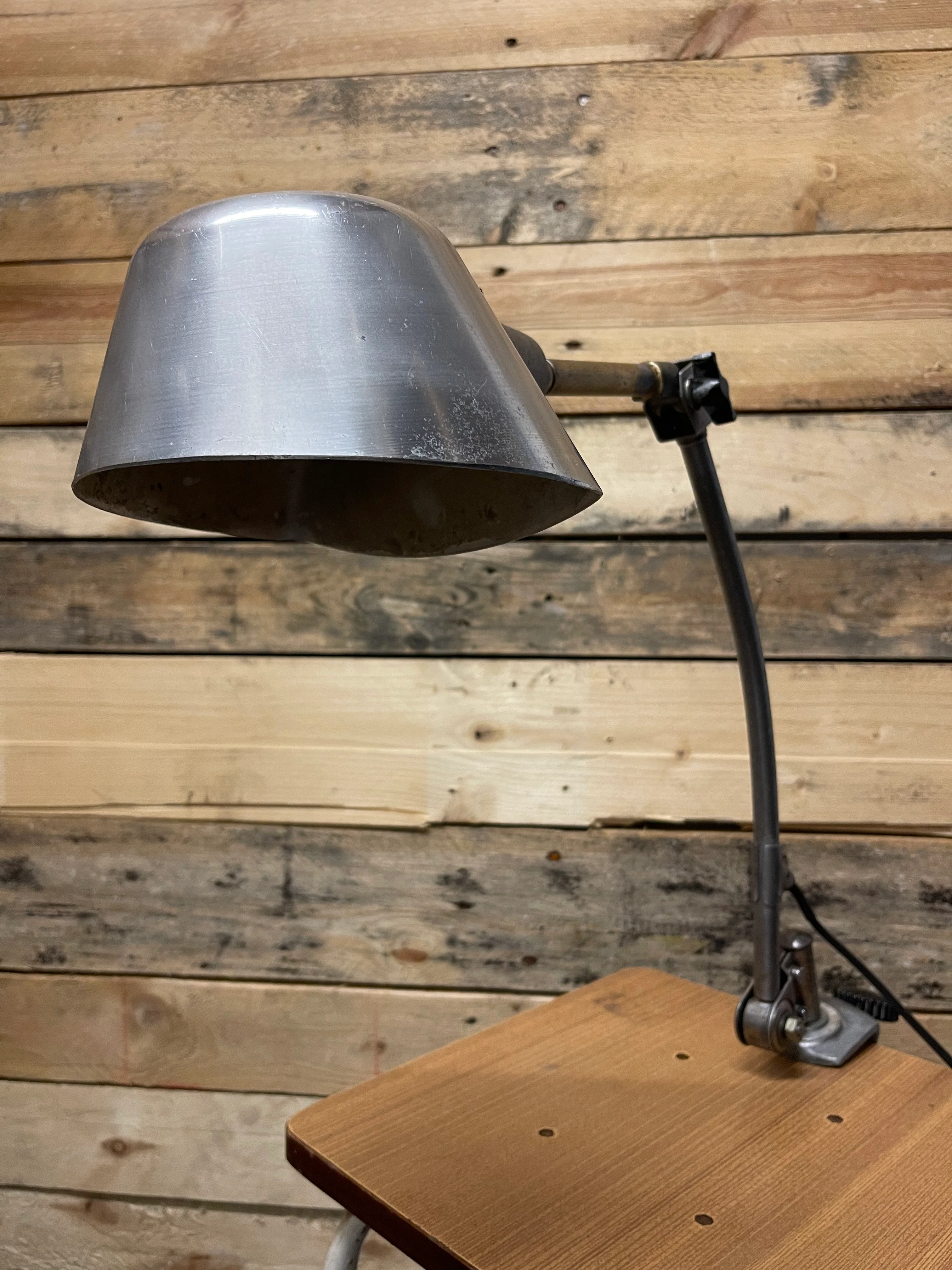 Rare 1930s Clamp On Task Lamp By Curt Fischer For Midgard - Image 3