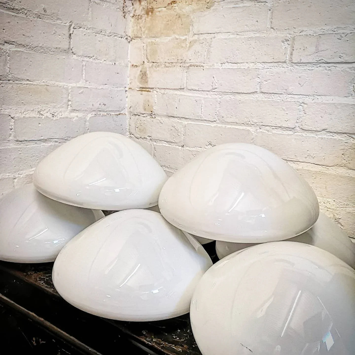Opaline Wall Lights By Wilhelm Wagenfeld 1950s - Image 10