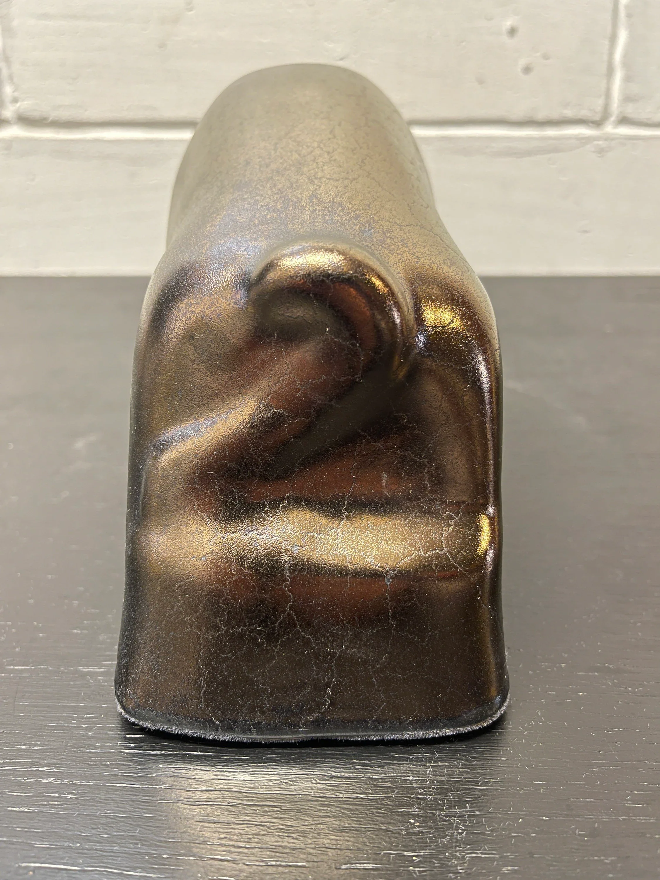 Otto Keramik Ceramic Bull West German Pottery Fat Lava - Image 10
