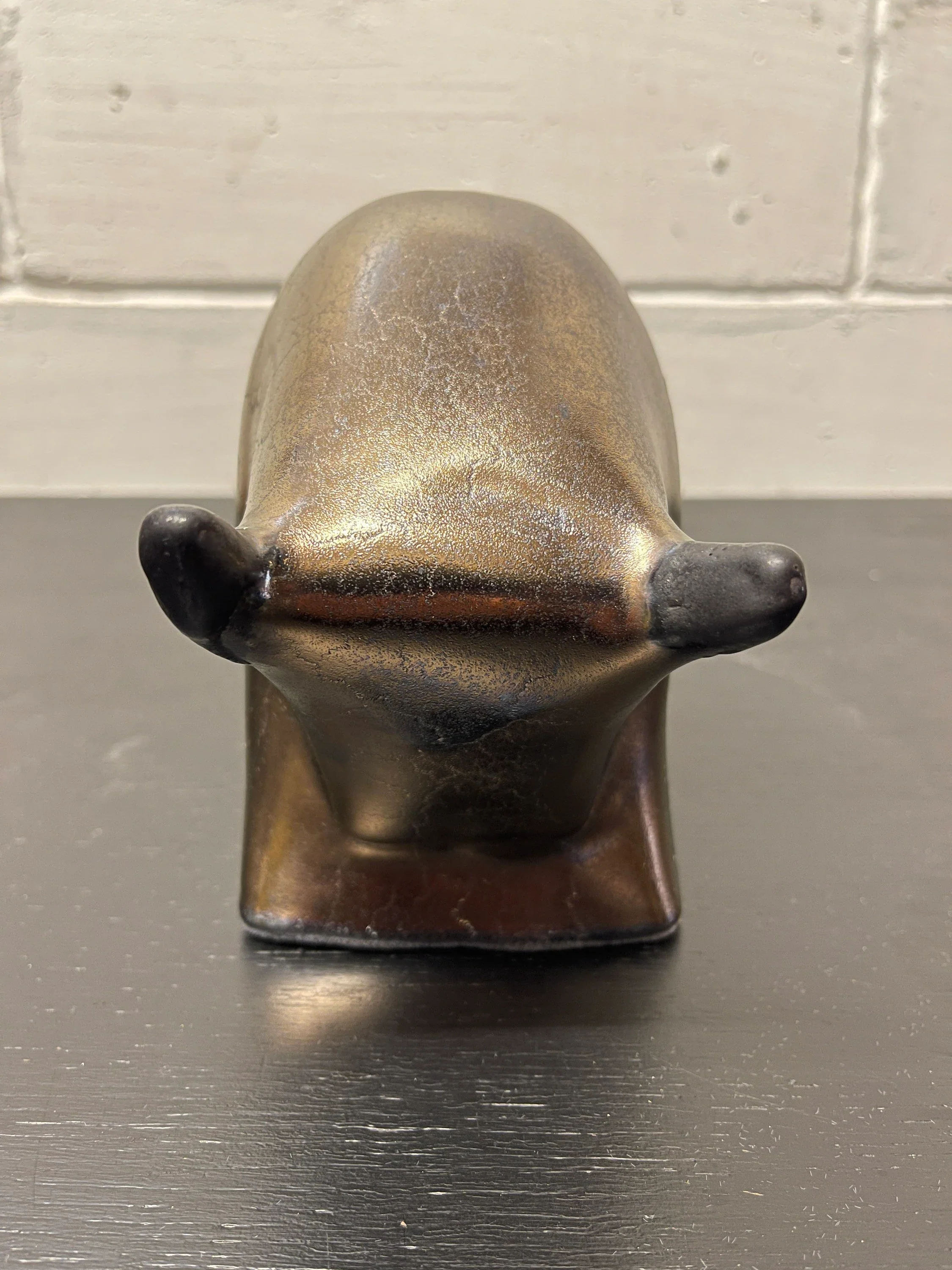 Otto Keramik Ceramic Bull West German Pottery Fat Lava - Image 4