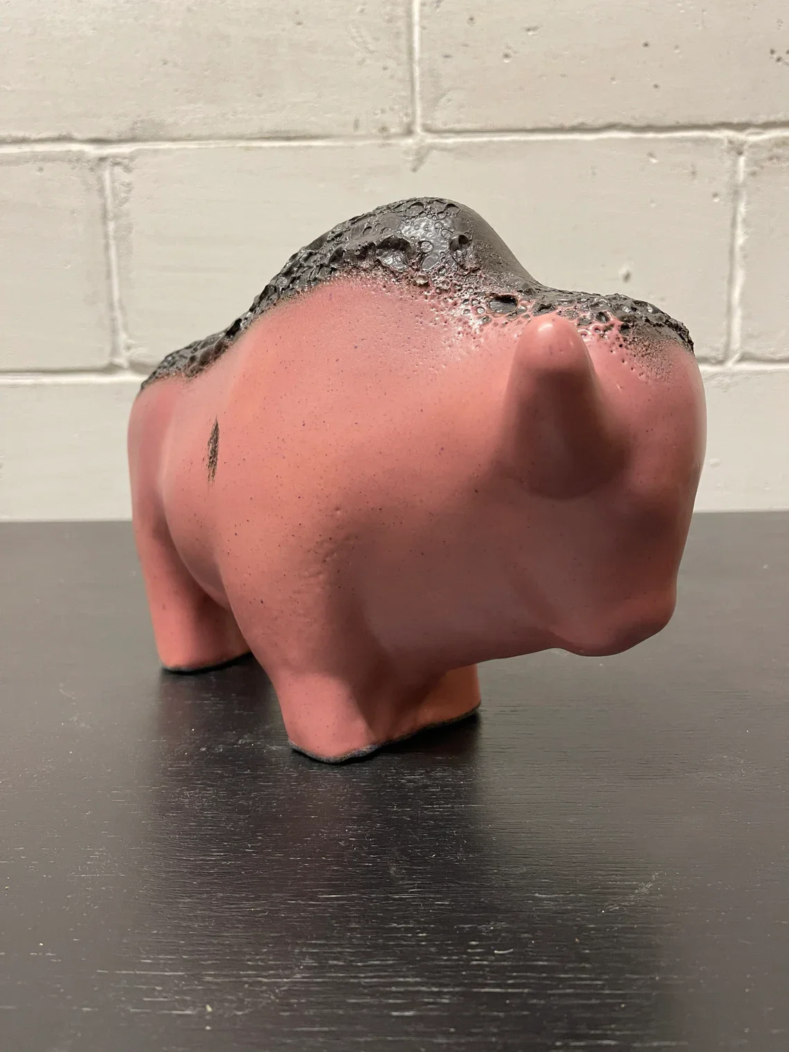 Otto Keramik Ceramic Bull West German Pottery Fat Lava - Image 5