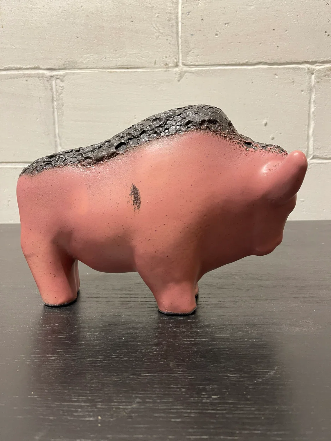 Otto Keramik Ceramic Bull West German Pottery Fat Lava - Image 6