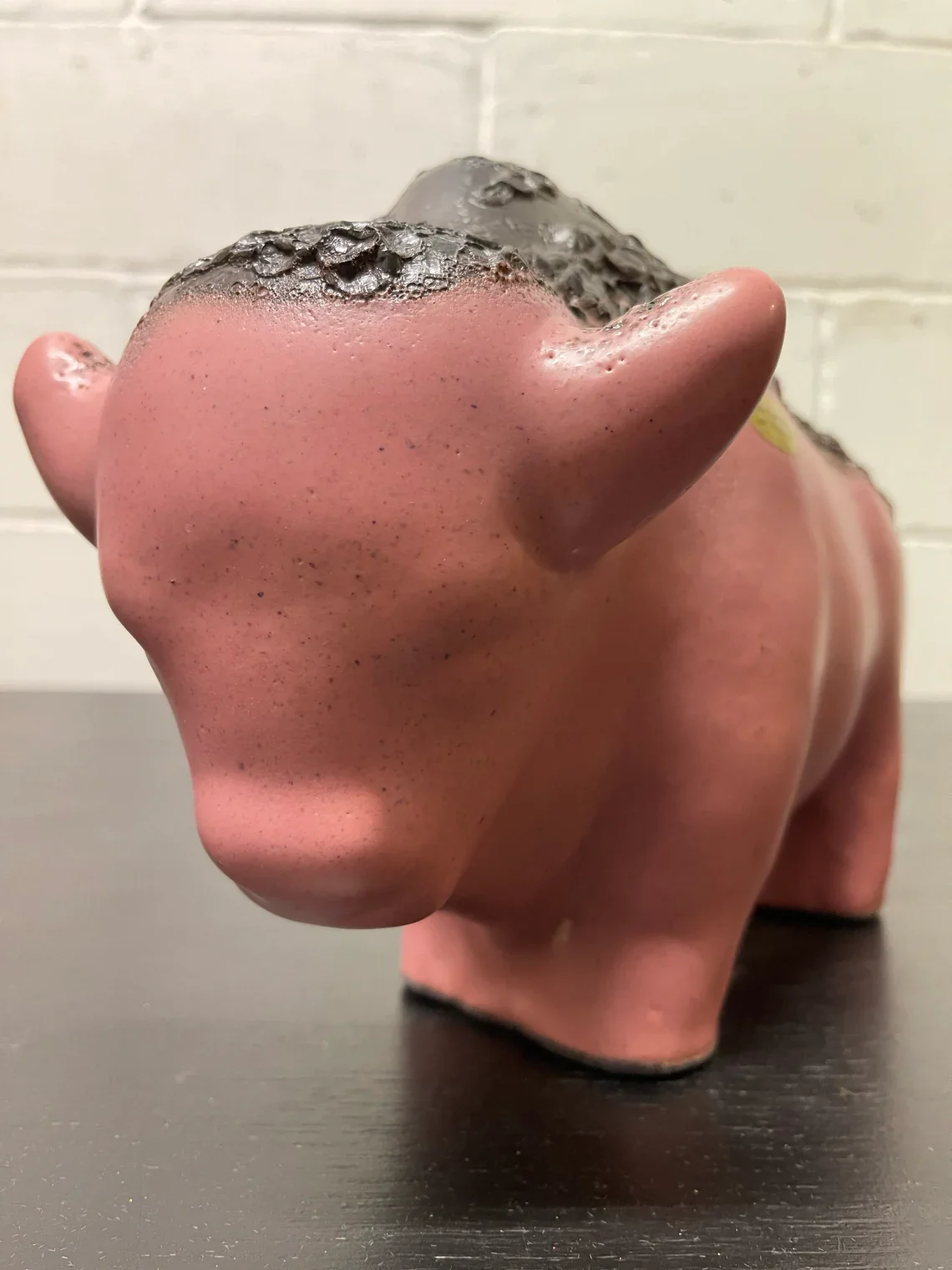 Otto Keramik Ceramic Bull West German Pottery Fat Lava - Image 7
