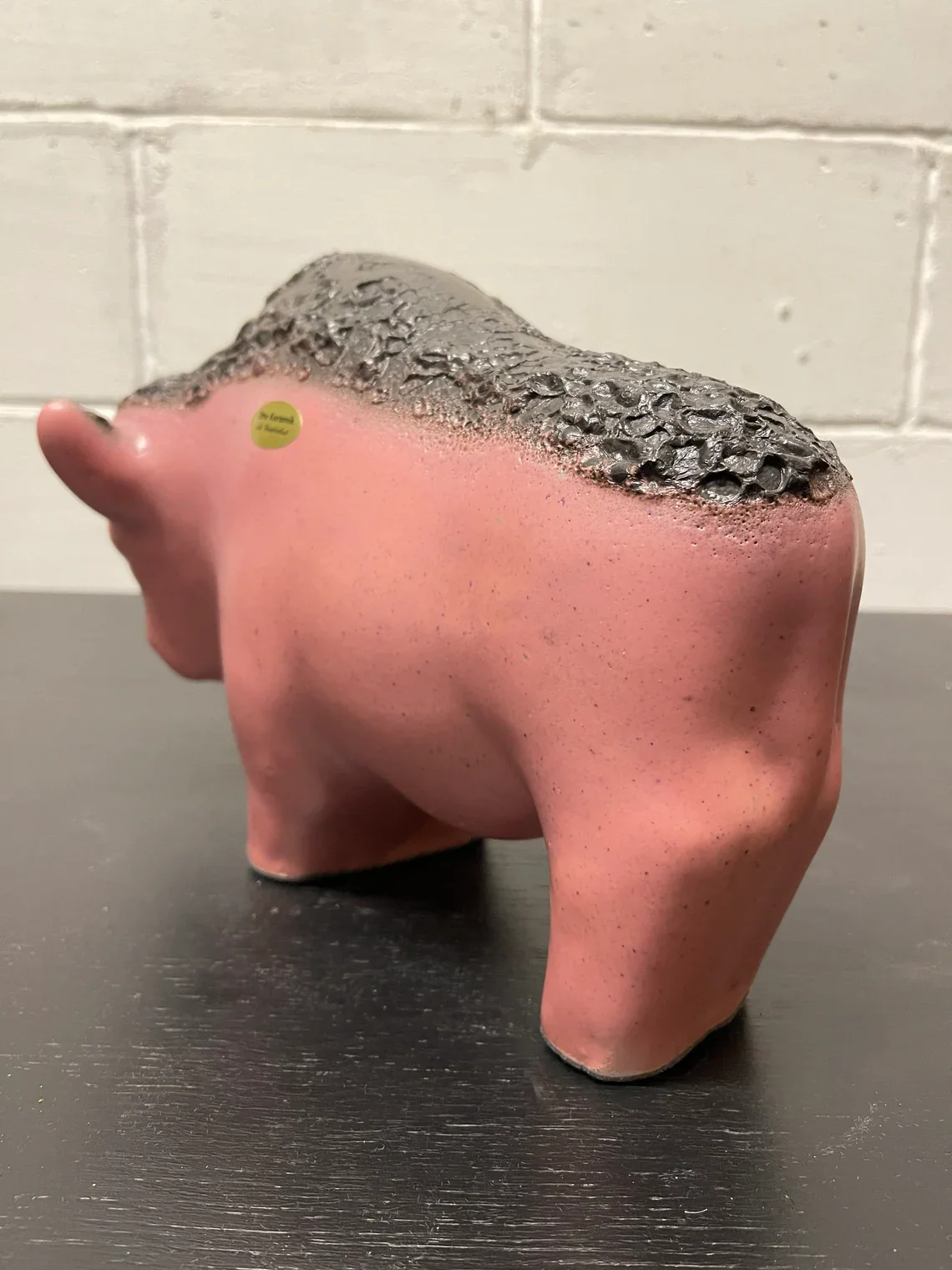 Otto Keramik Ceramic Bull West German Pottery Fat Lava - Image 9