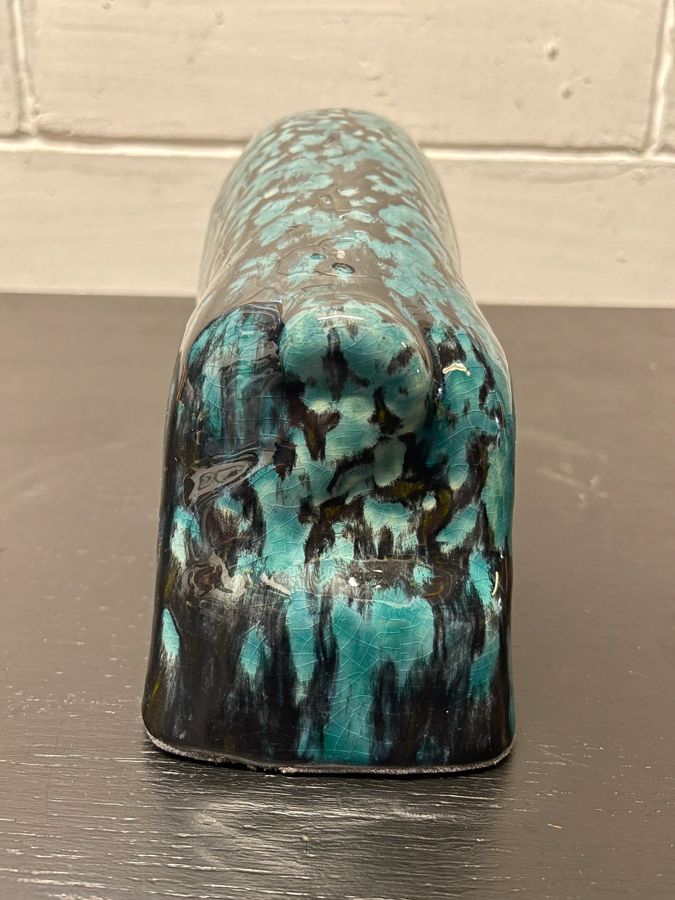 Otto Keramik Ceramic Bull West German Pottery Fat Lava - Image 10