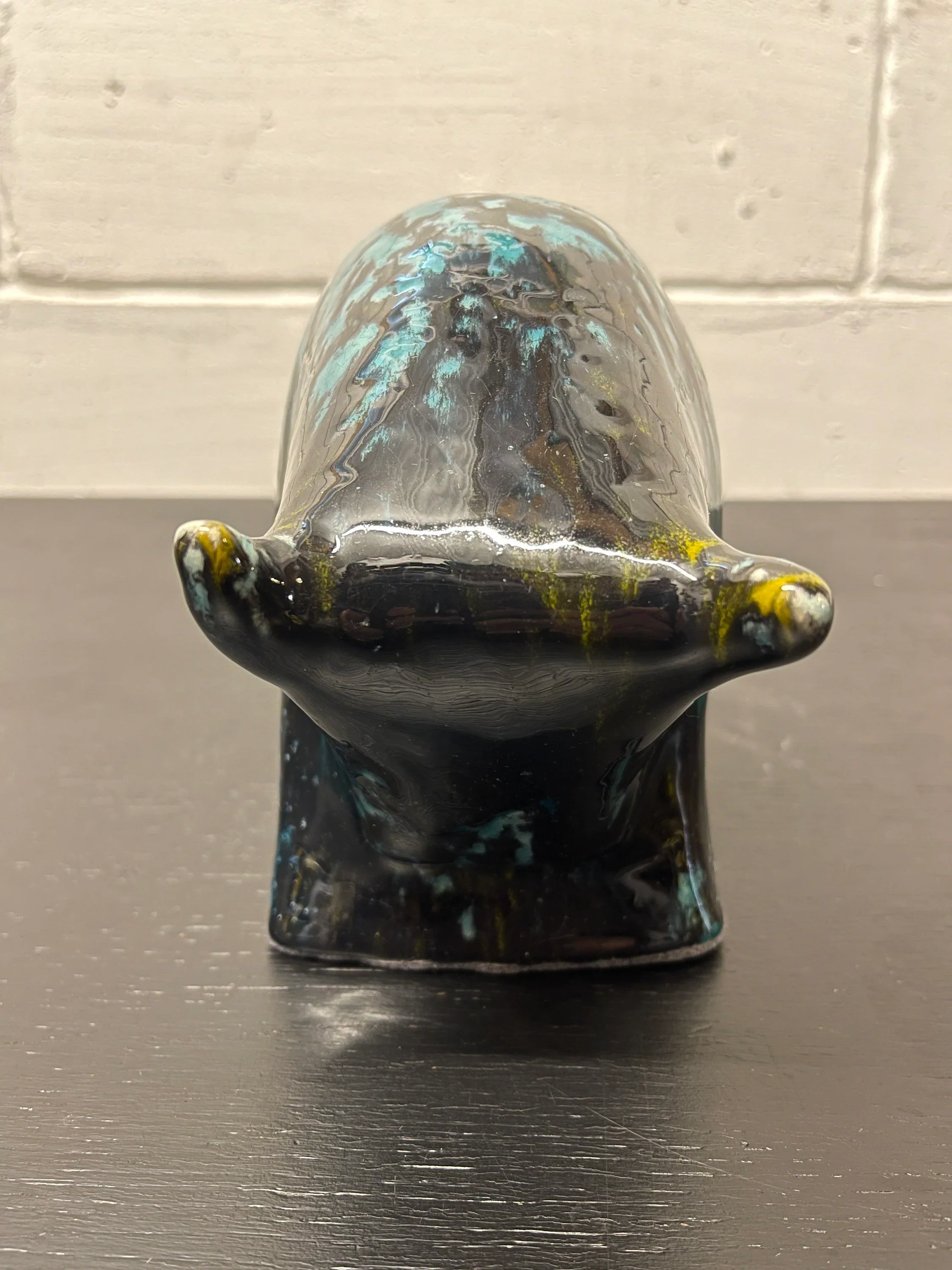 Otto Keramik Ceramic Bull West German Pottery Fat Lava - Image 4