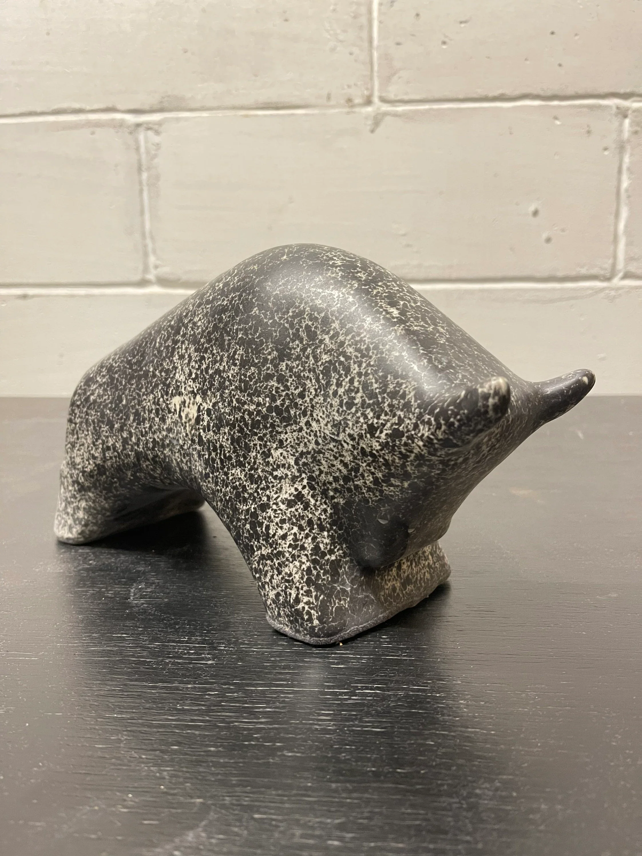 Otto Keramik Ceramic Bull West German Pottery Fat Lava - Image 6