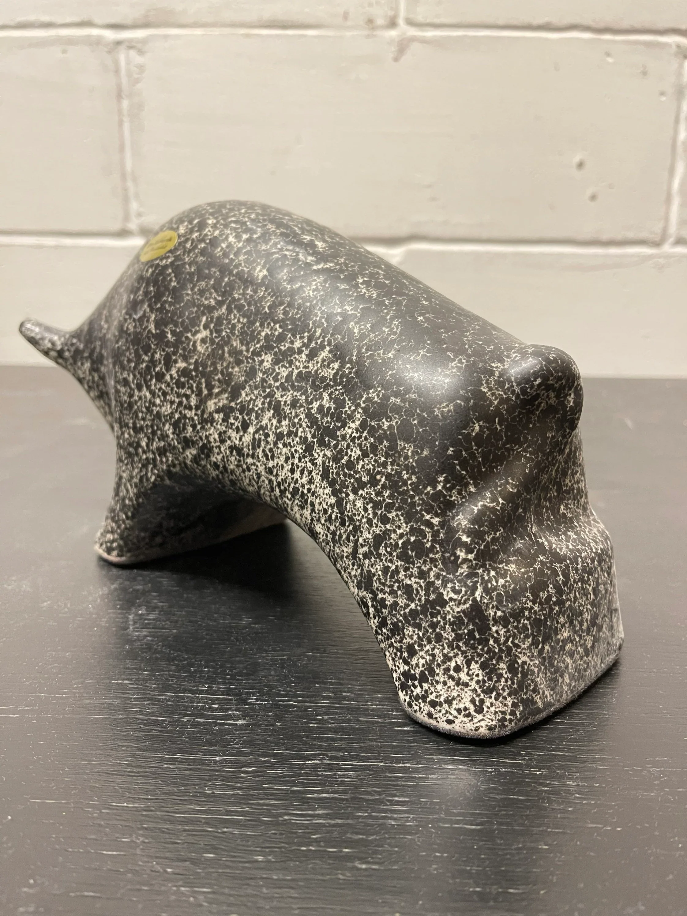 Otto Keramik Ceramic Bull West German Pottery Fat Lava - Image 8