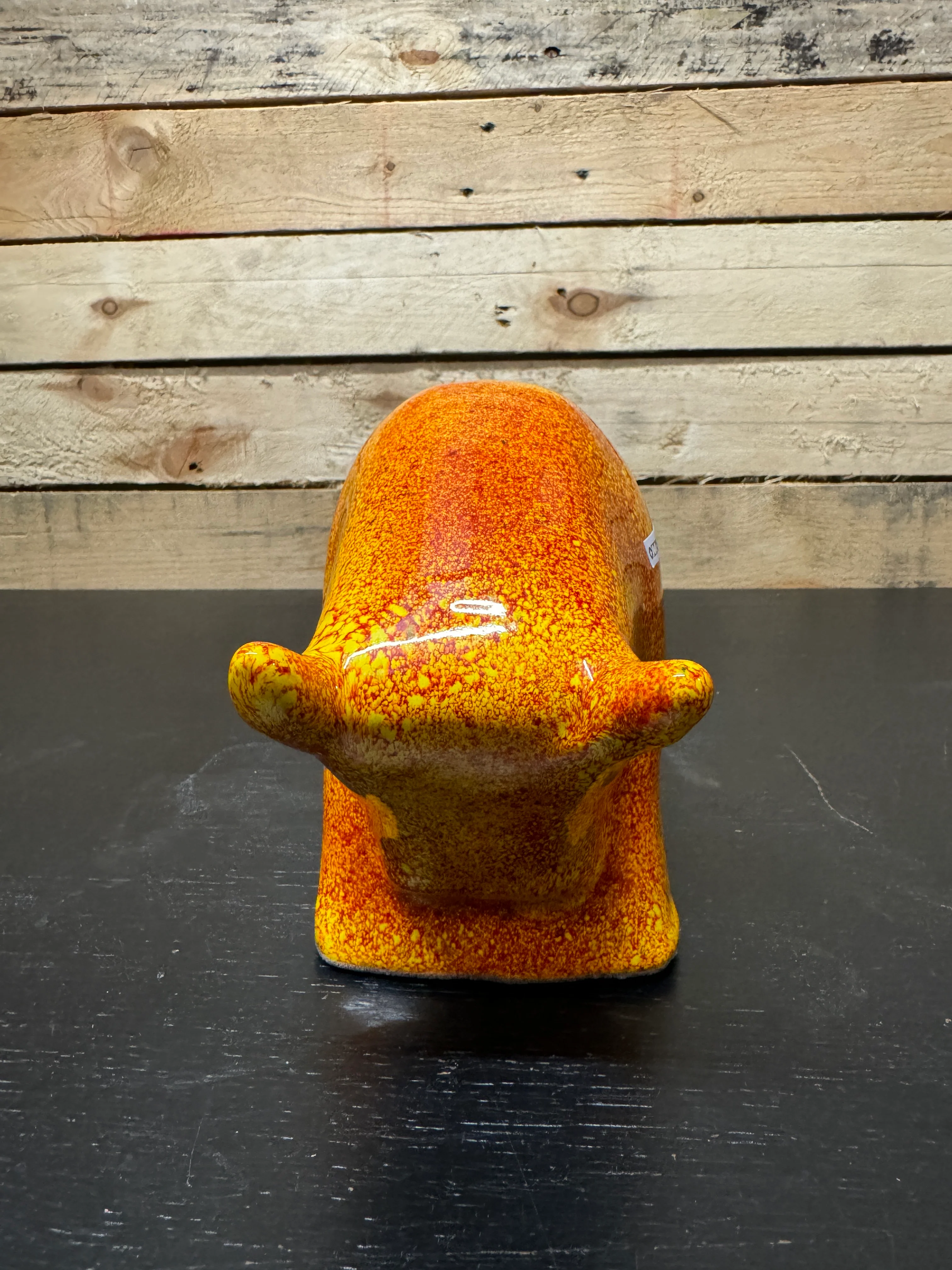 Otto Keramik Ceramic Bull West German Pottery Fat Lava - Image 4