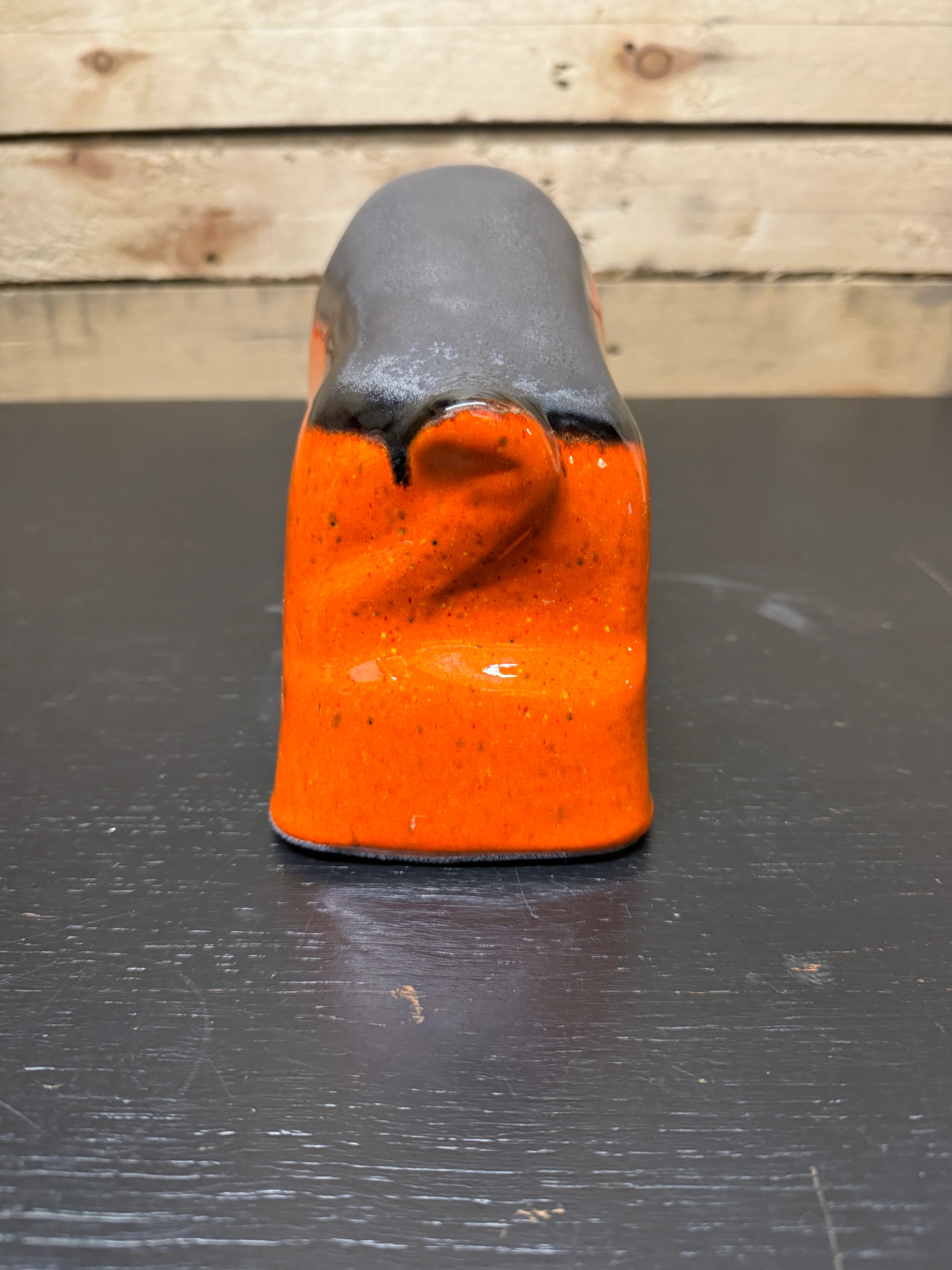 Otto Keramik Ceramic Bull West German Pottery Fat Lava - Image 10