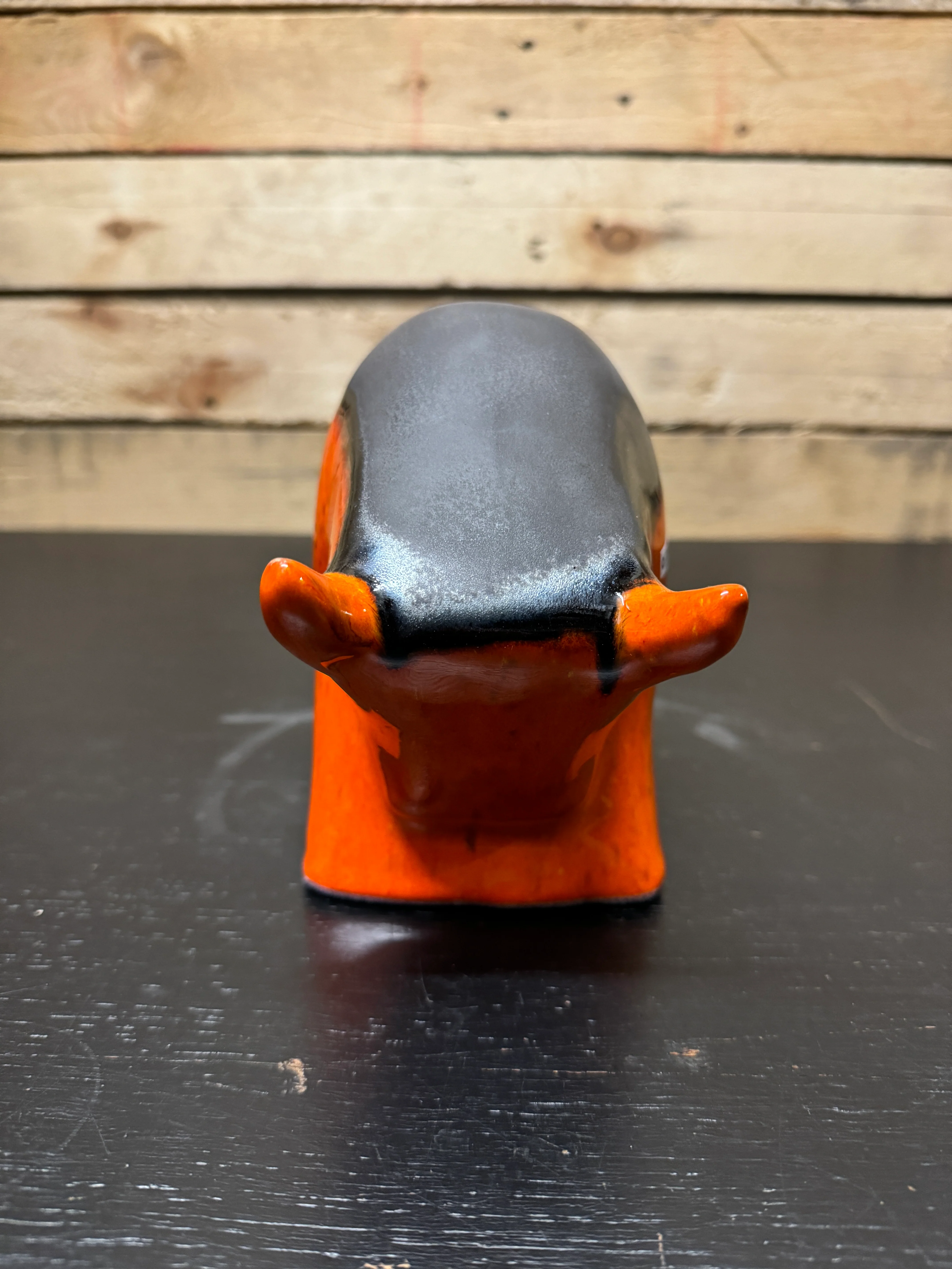 Otto Keramik Ceramic Bull West German Pottery Fat Lava - Image 4