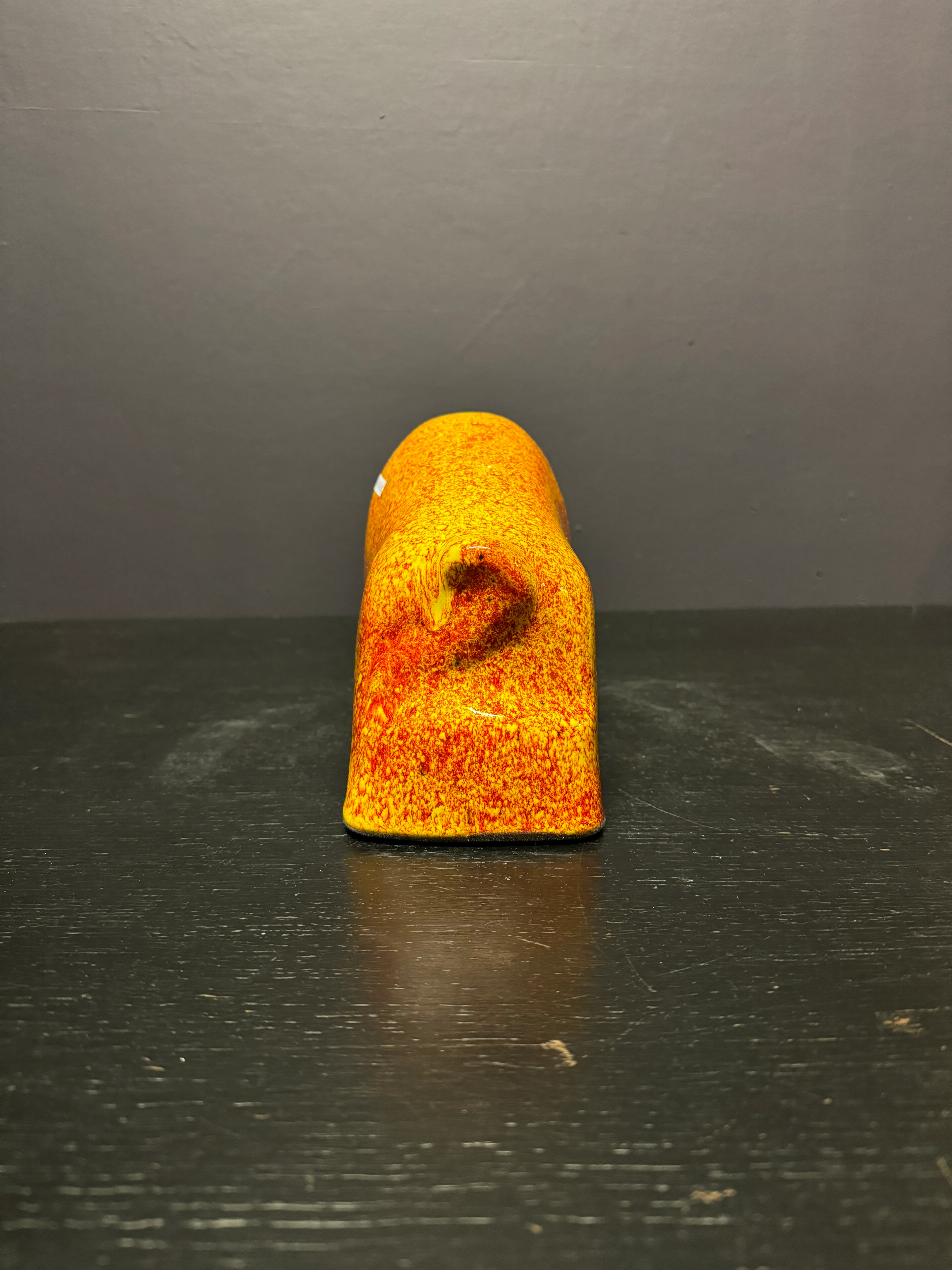 Otto Keramik Ceramic Bull West German Pottery Fat Lava - Image 10