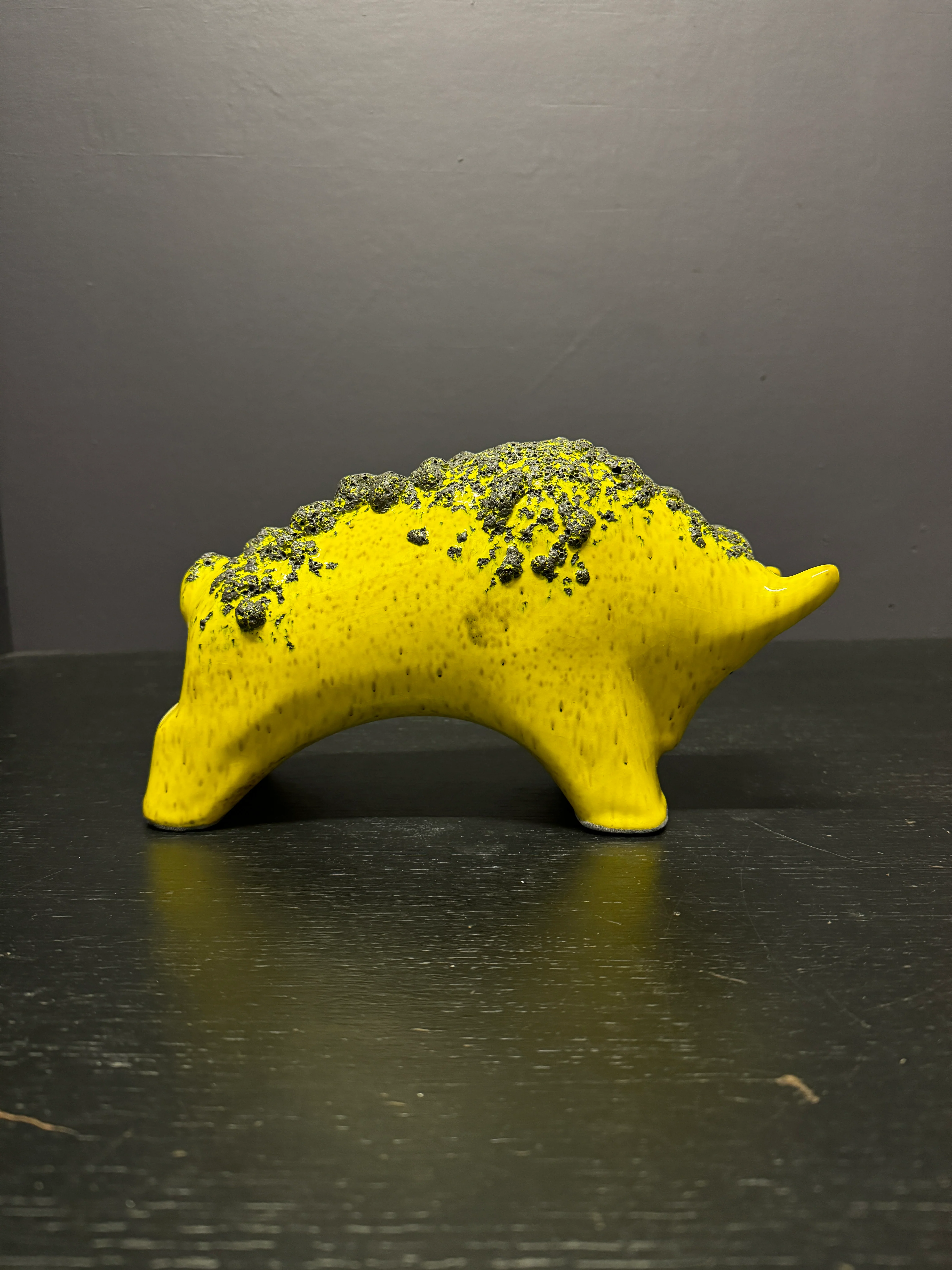 Otto Keramik Ceramic Bull West German Pottery Fat Lava - Image 7