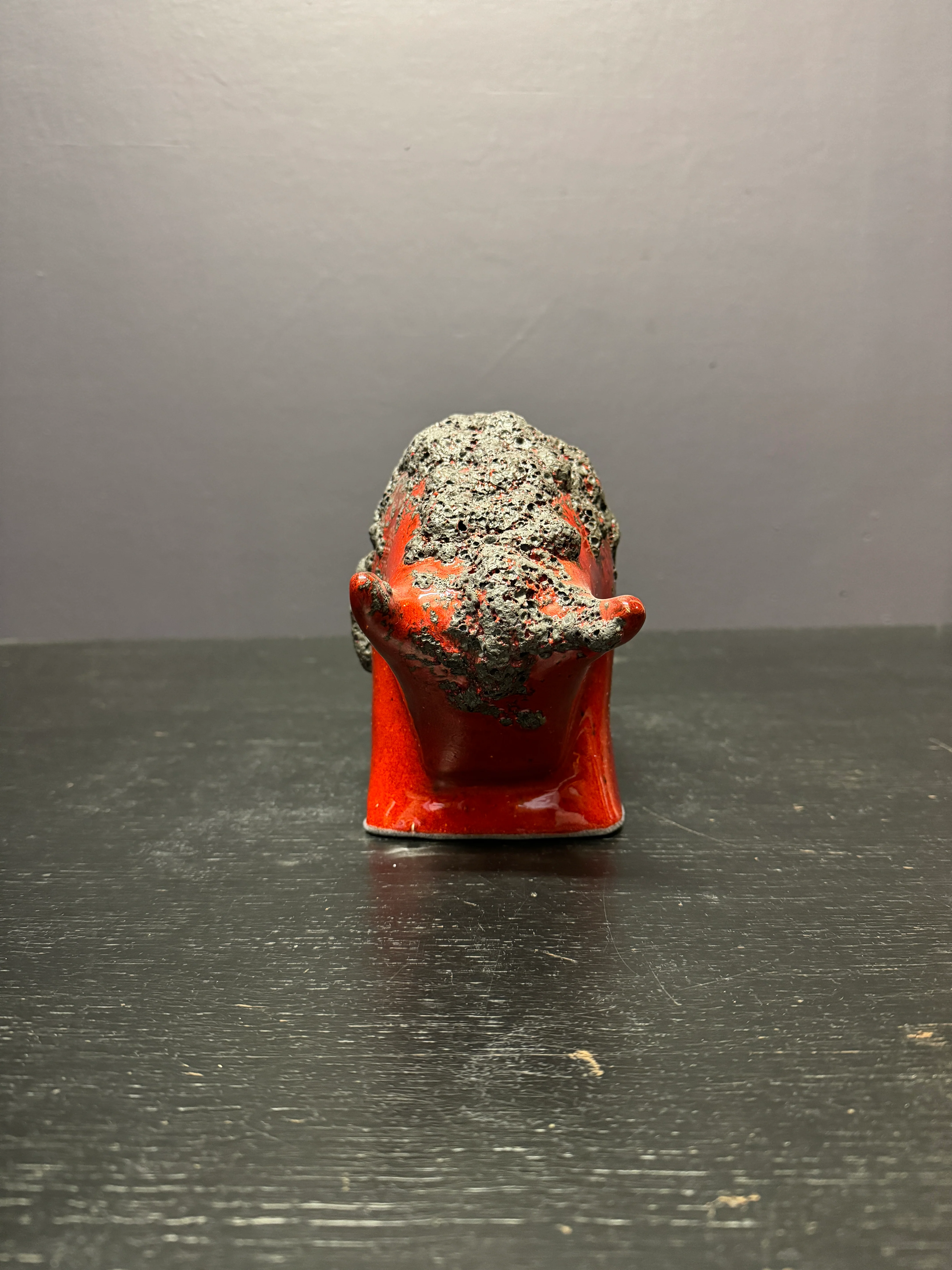 Otto Keramik Ceramic Bull West German Pottery Fat Lava - Image 4