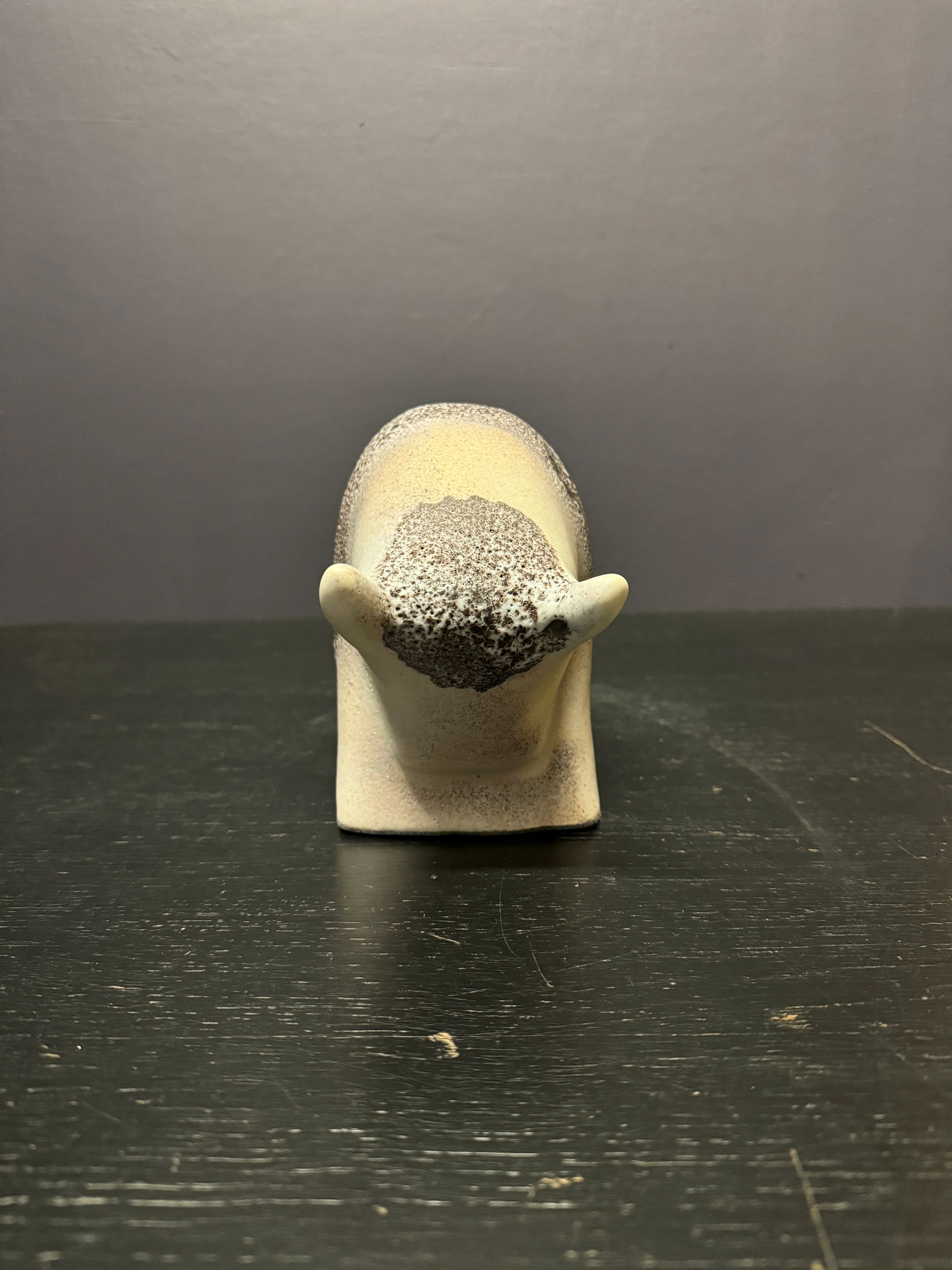 Otto Keramik Ceramic Bull West German Pottery Fat Lava - Image 4