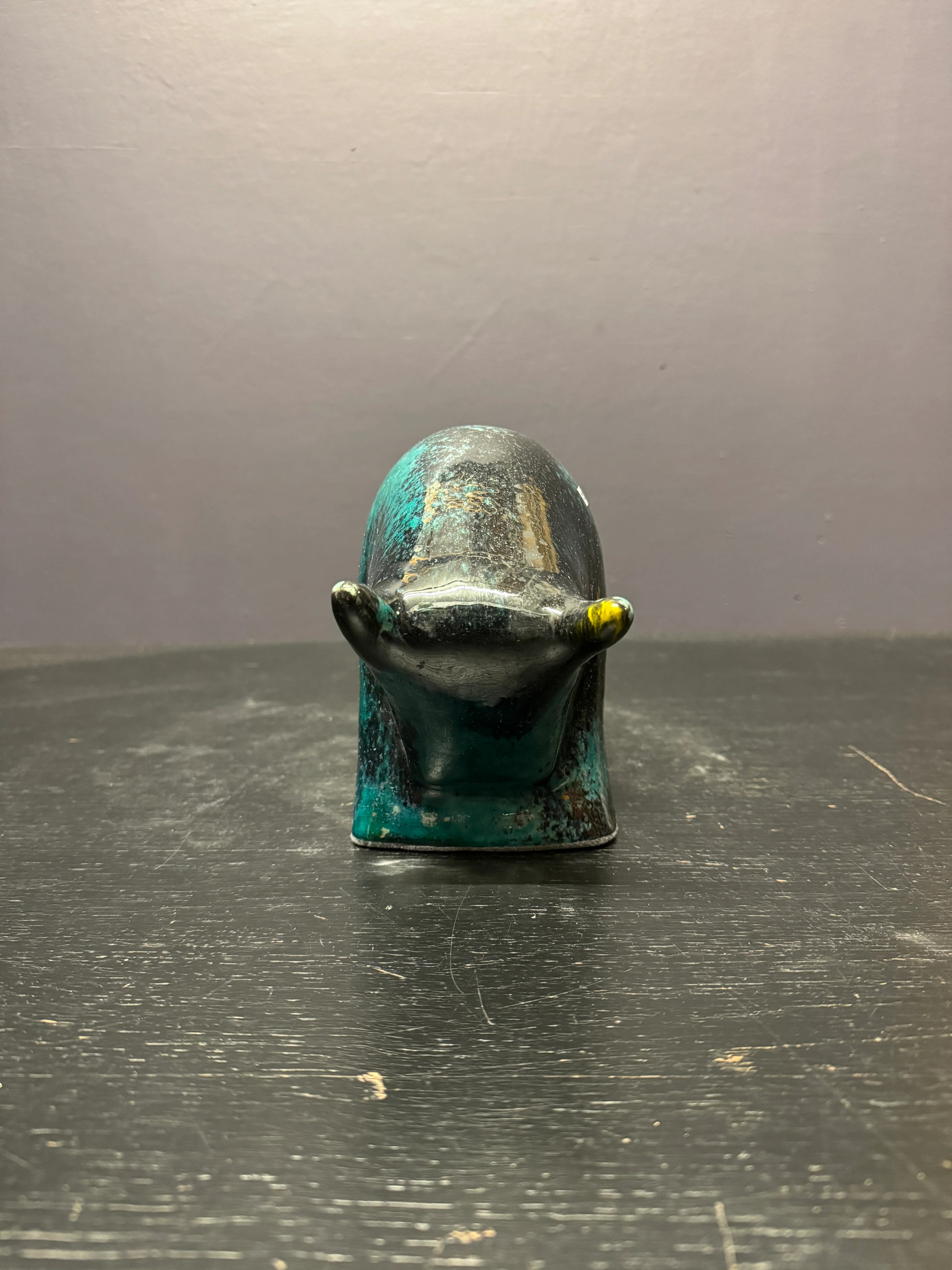 Otto Keramik Ceramic Bull West German Pottery Fat Lava - Image 4