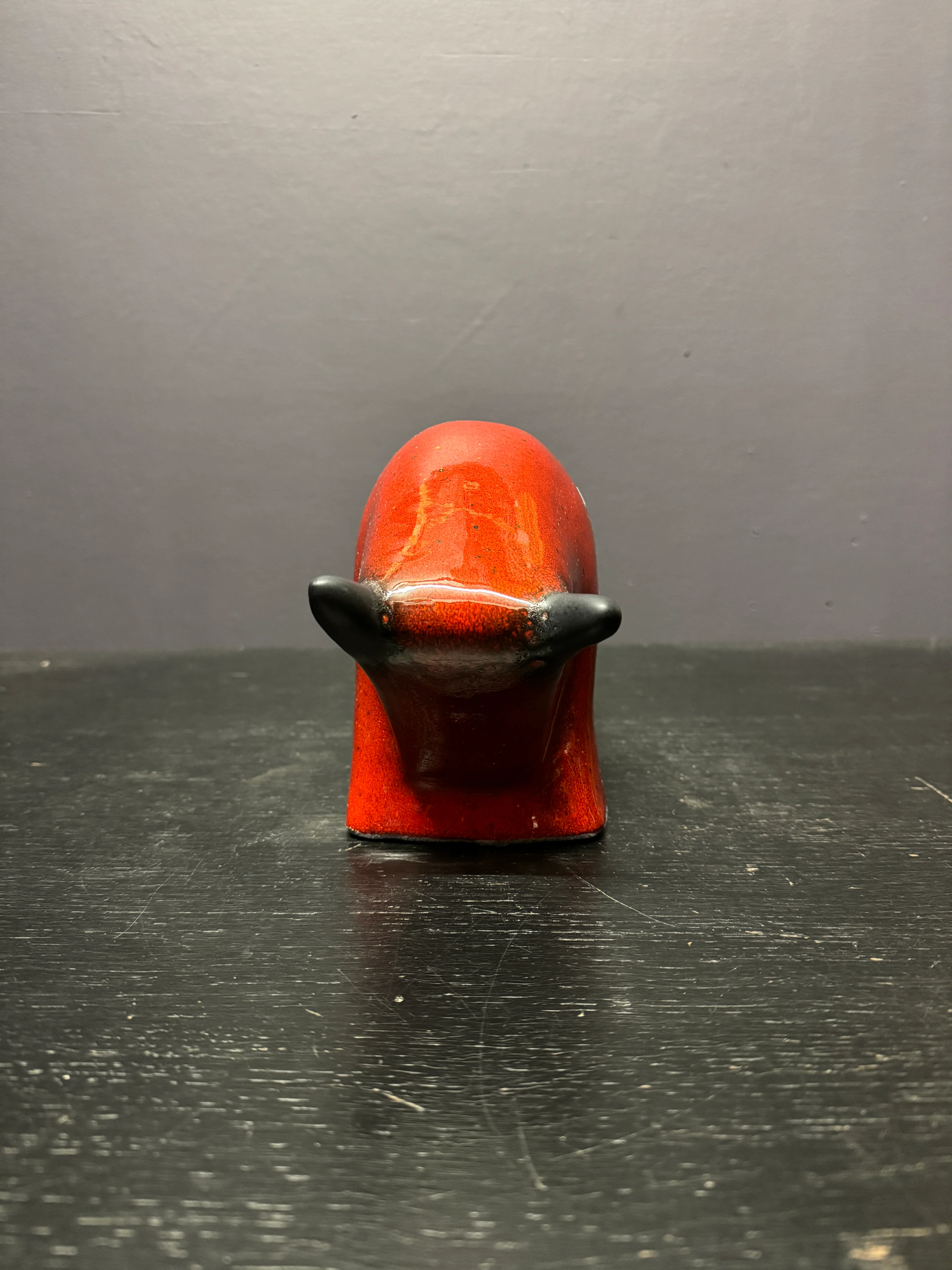 Otto Keramik Ceramic Bull West German Pottery Fat Lava - Image 4