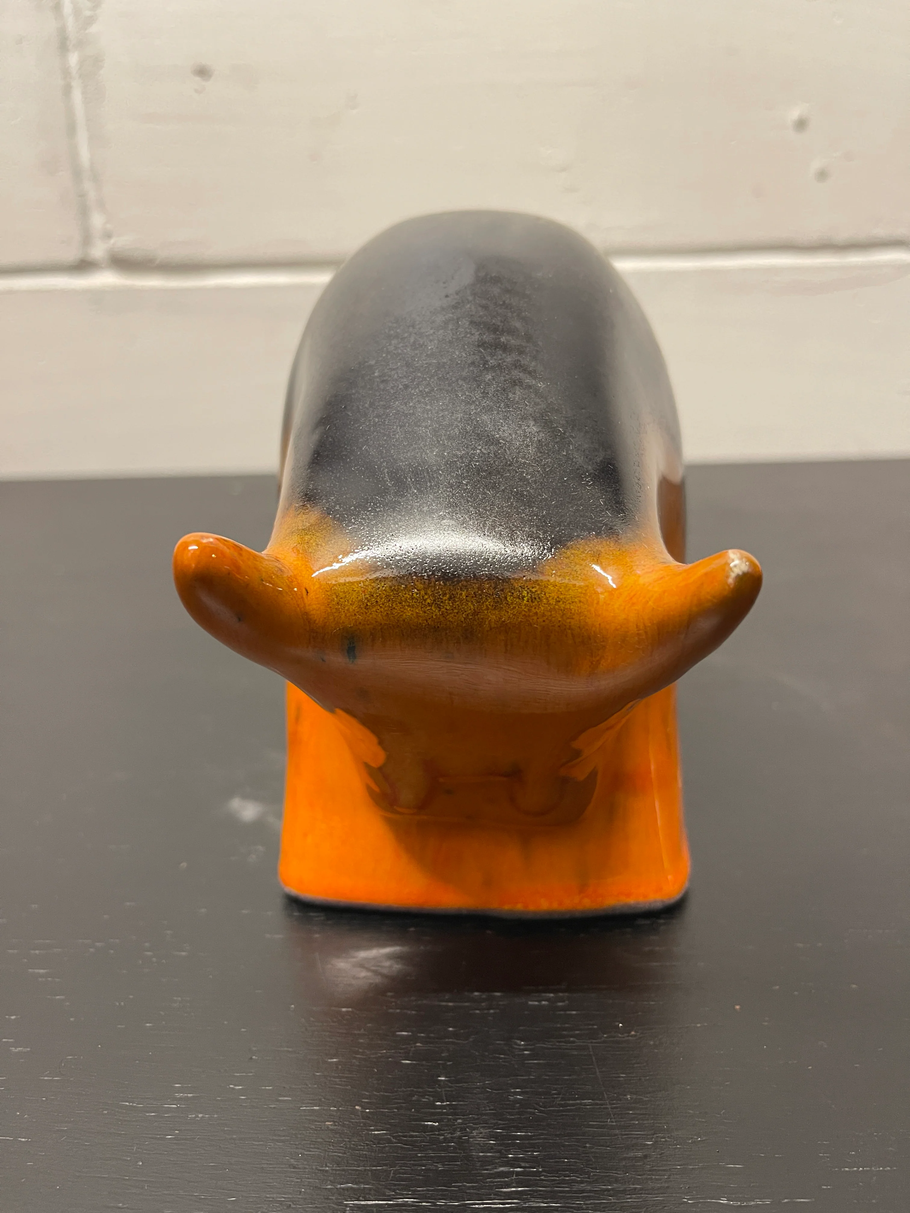 Otto Keramik Ceramic Bull West German Pottery Fat Lava - Image 3