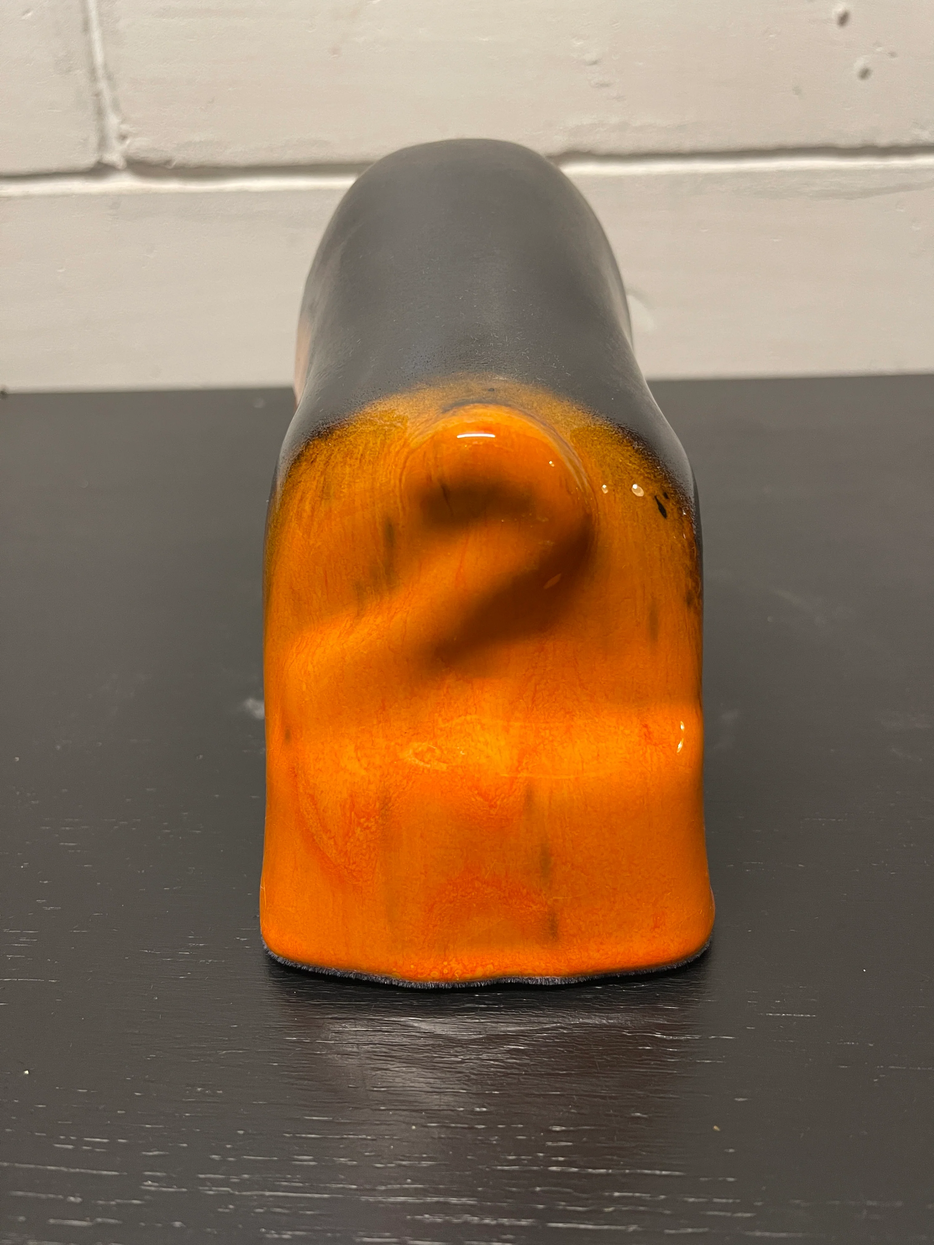 Otto Keramik Ceramic Bull West German Pottery Fat Lava - Image 9