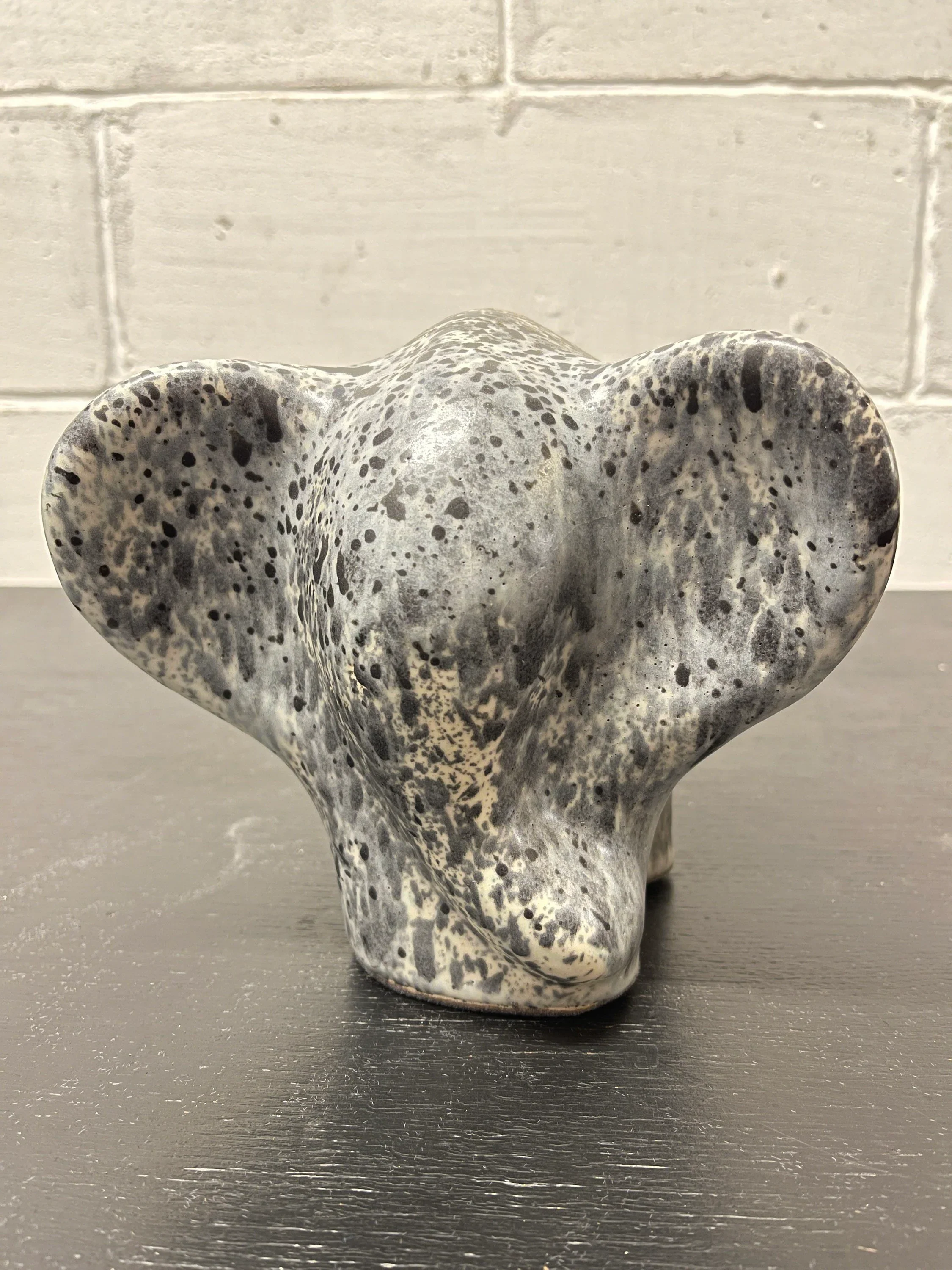Otto Keramik Ceramic Elephant West German Pottery Fat Lava