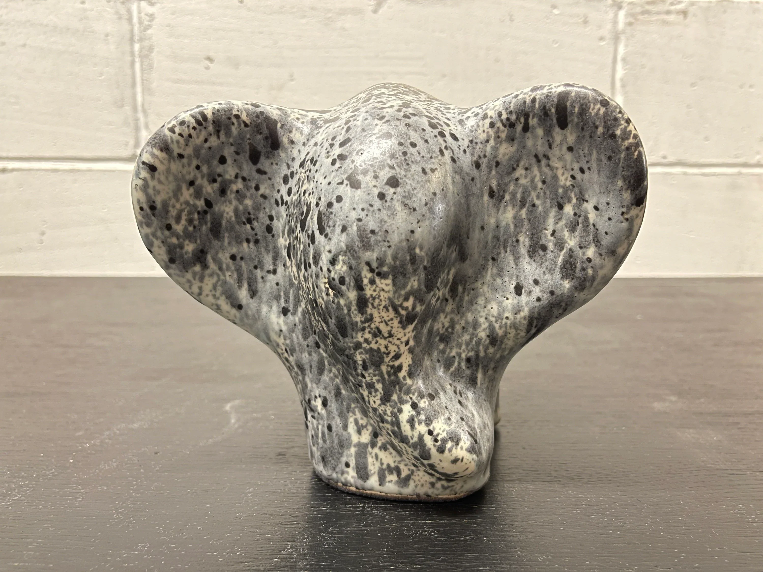Otto Keramik Ceramic Elephant West German Pottery Fat Lava - Image 3
