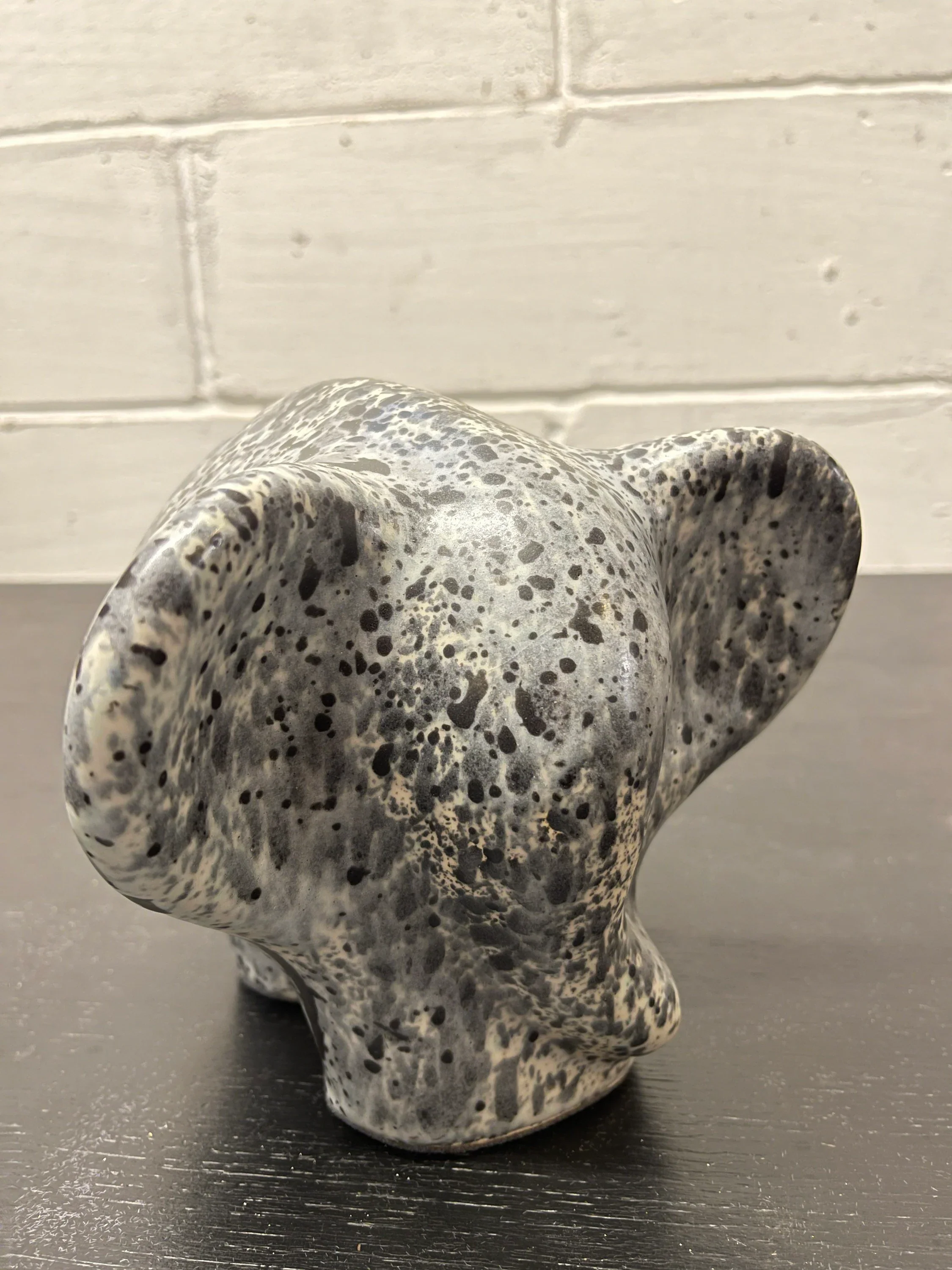 Otto Keramik Ceramic Elephant West German Pottery Fat Lava - Image 5