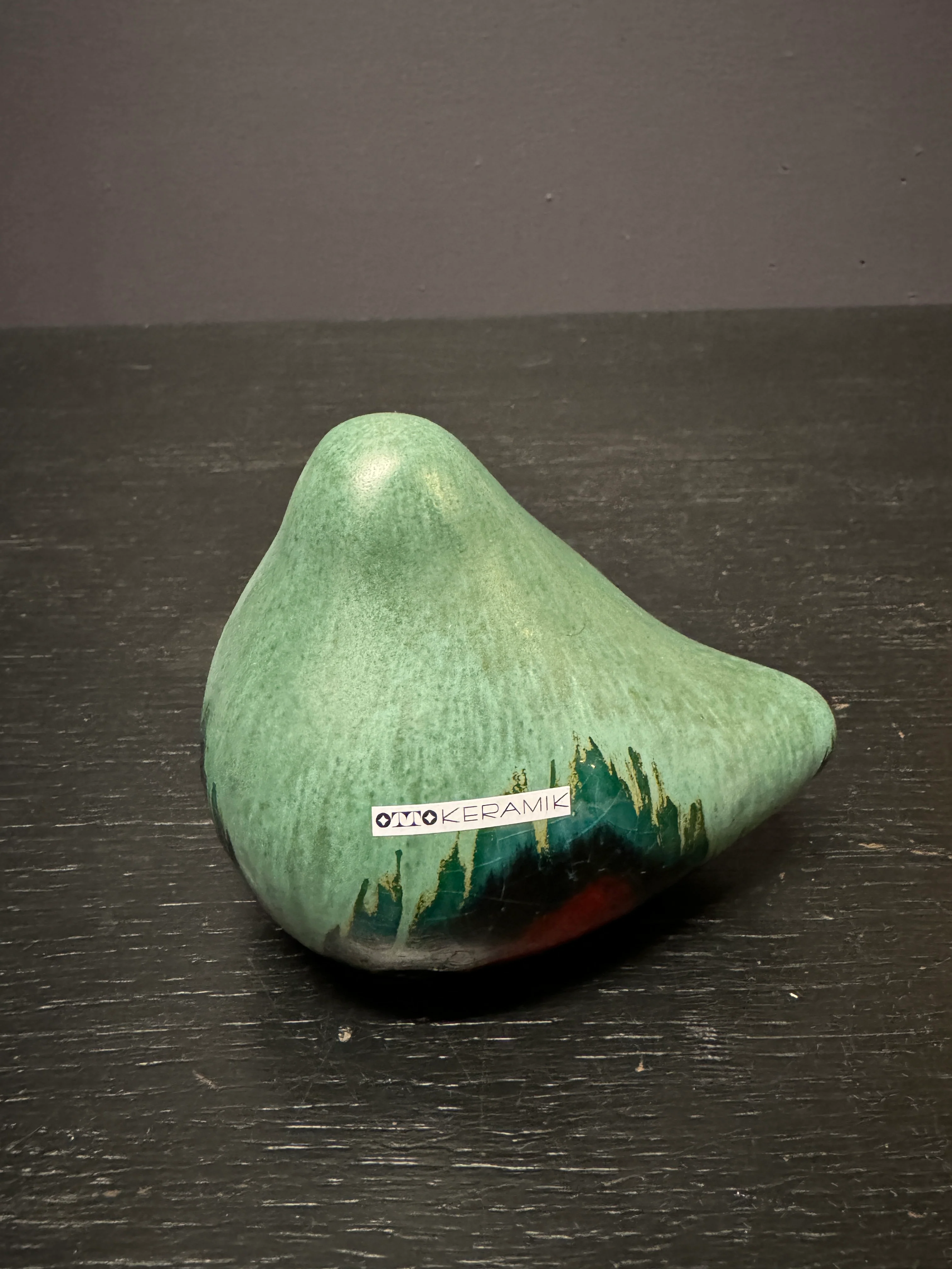 Otto Keramik Ceramic Pigeons West German Pottery Fat Lava - Image 2