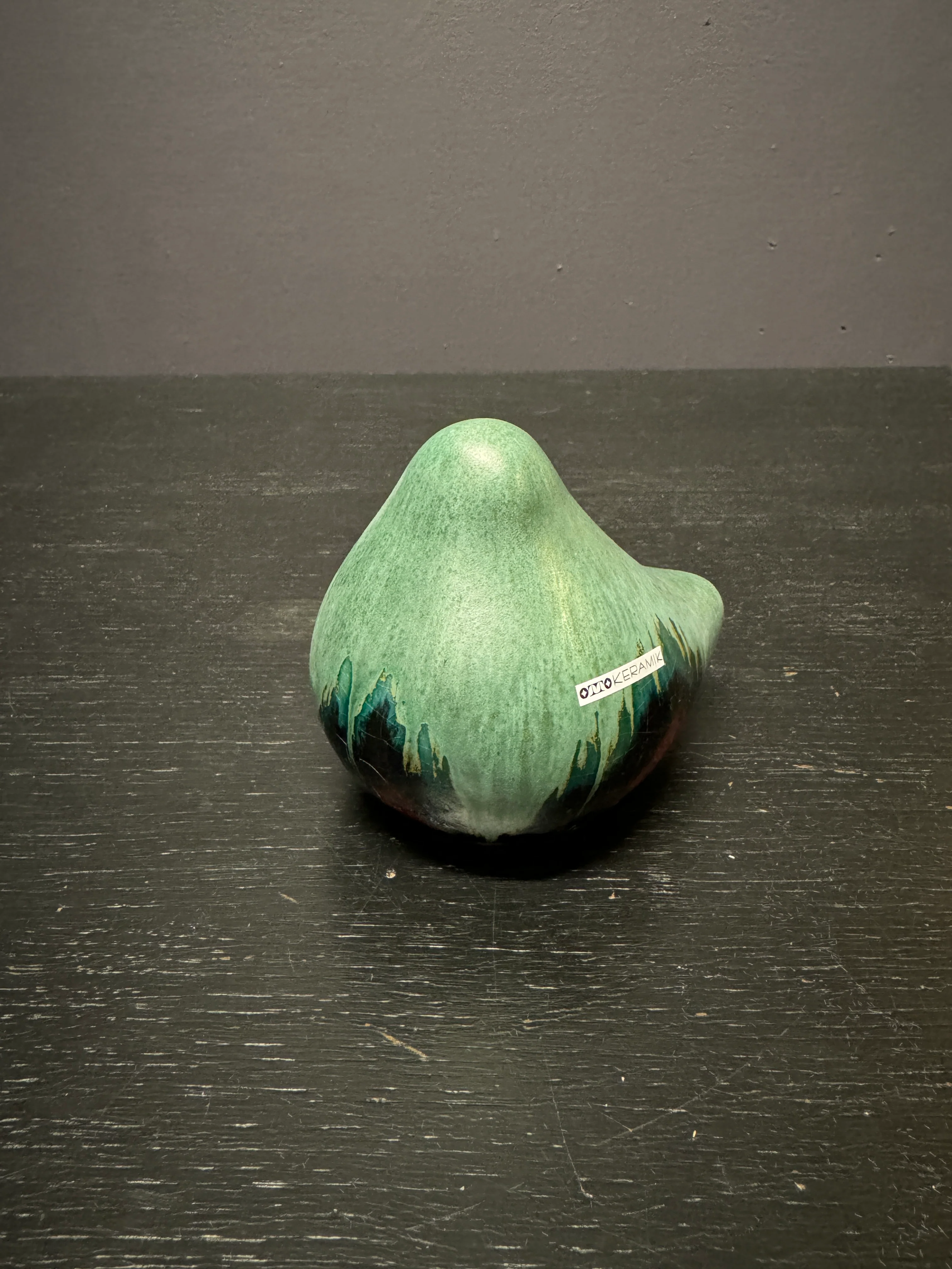 Otto Keramik Ceramic Pigeons West German Pottery Fat Lava - Image 3