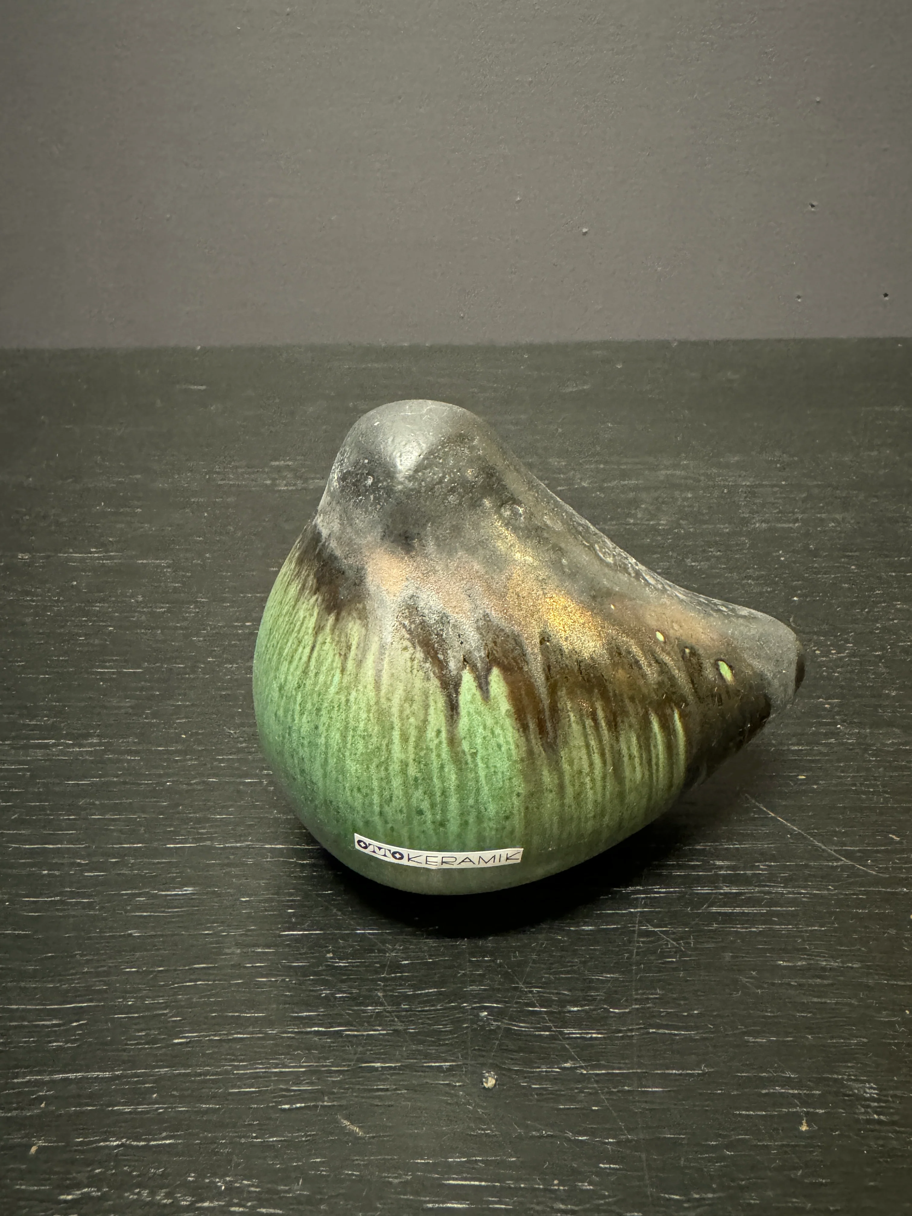 Otto Keramik Ceramic Pigeons West German Pottery Fat Lava - Image 2