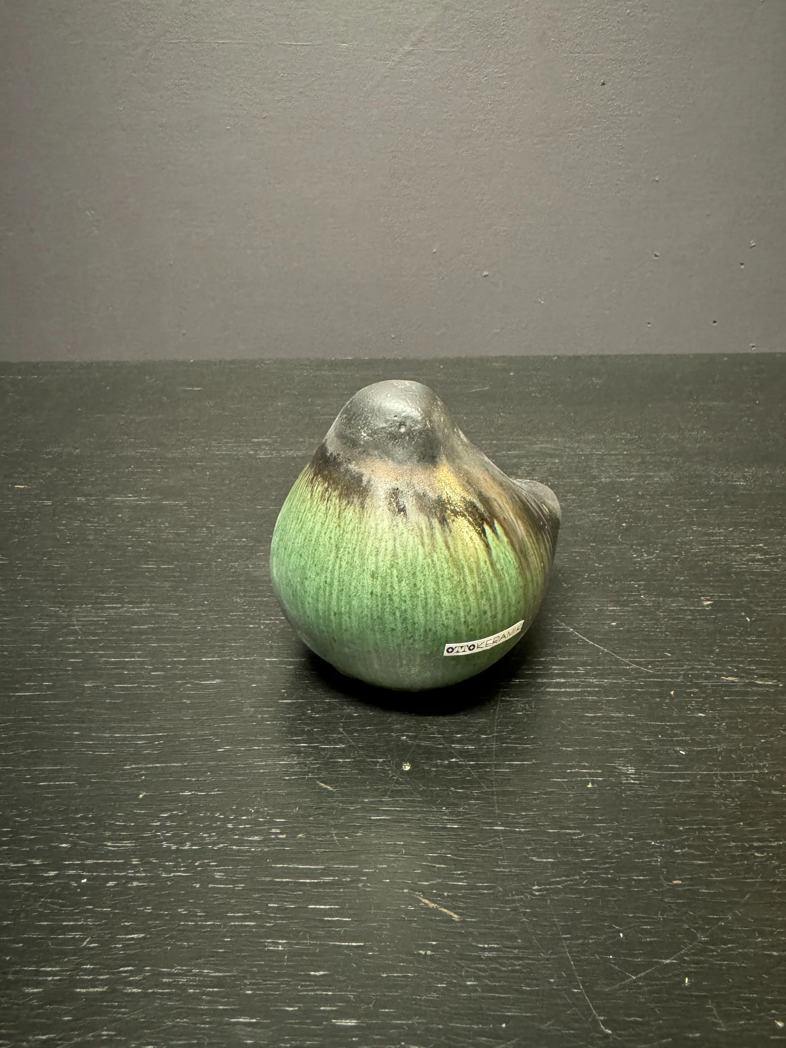 Otto Keramik Ceramic Pigeons West German Pottery Fat Lava - Image 3