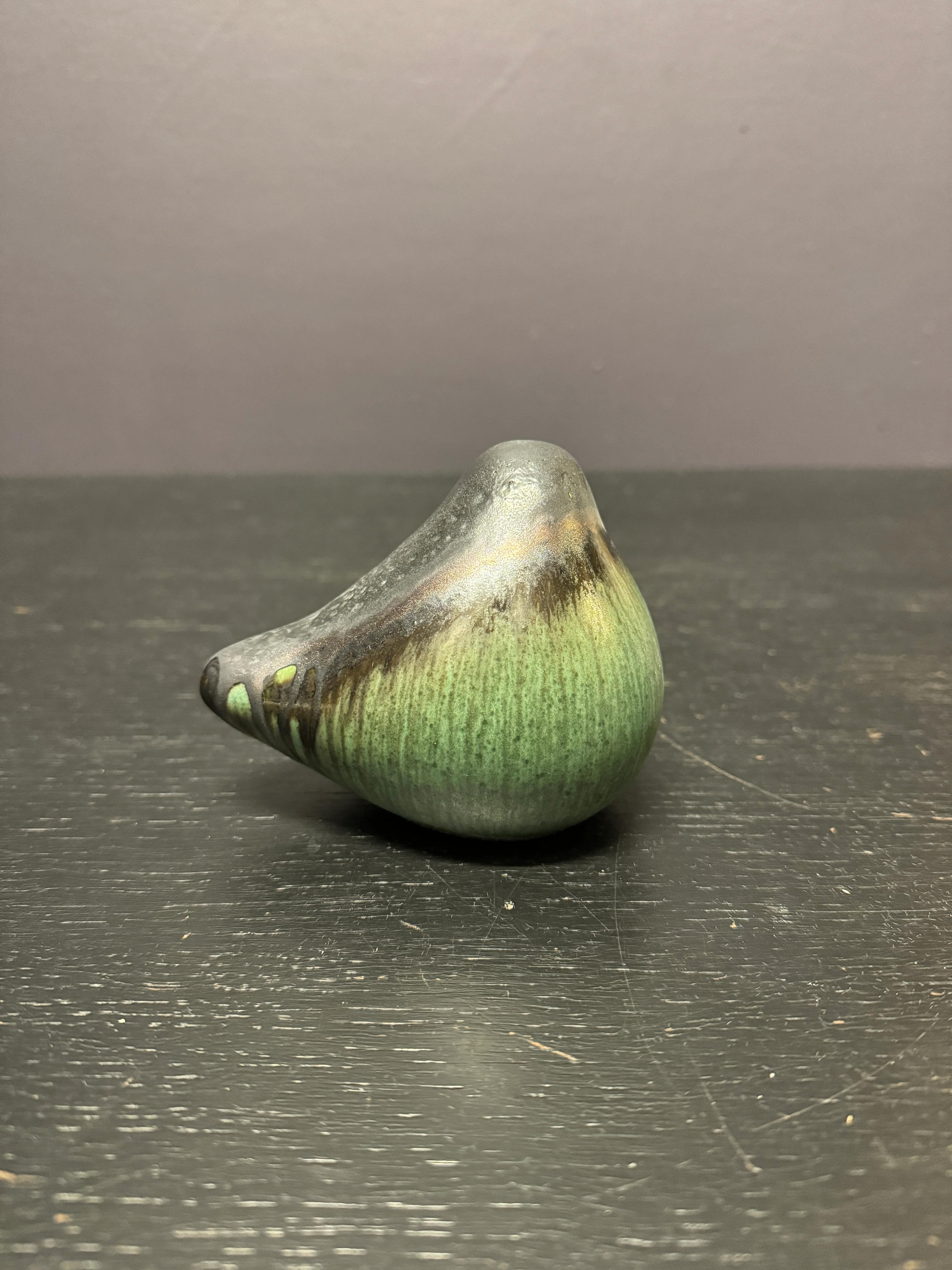 Otto Keramik Ceramic Pigeons West German Pottery Fat Lava - Image 6