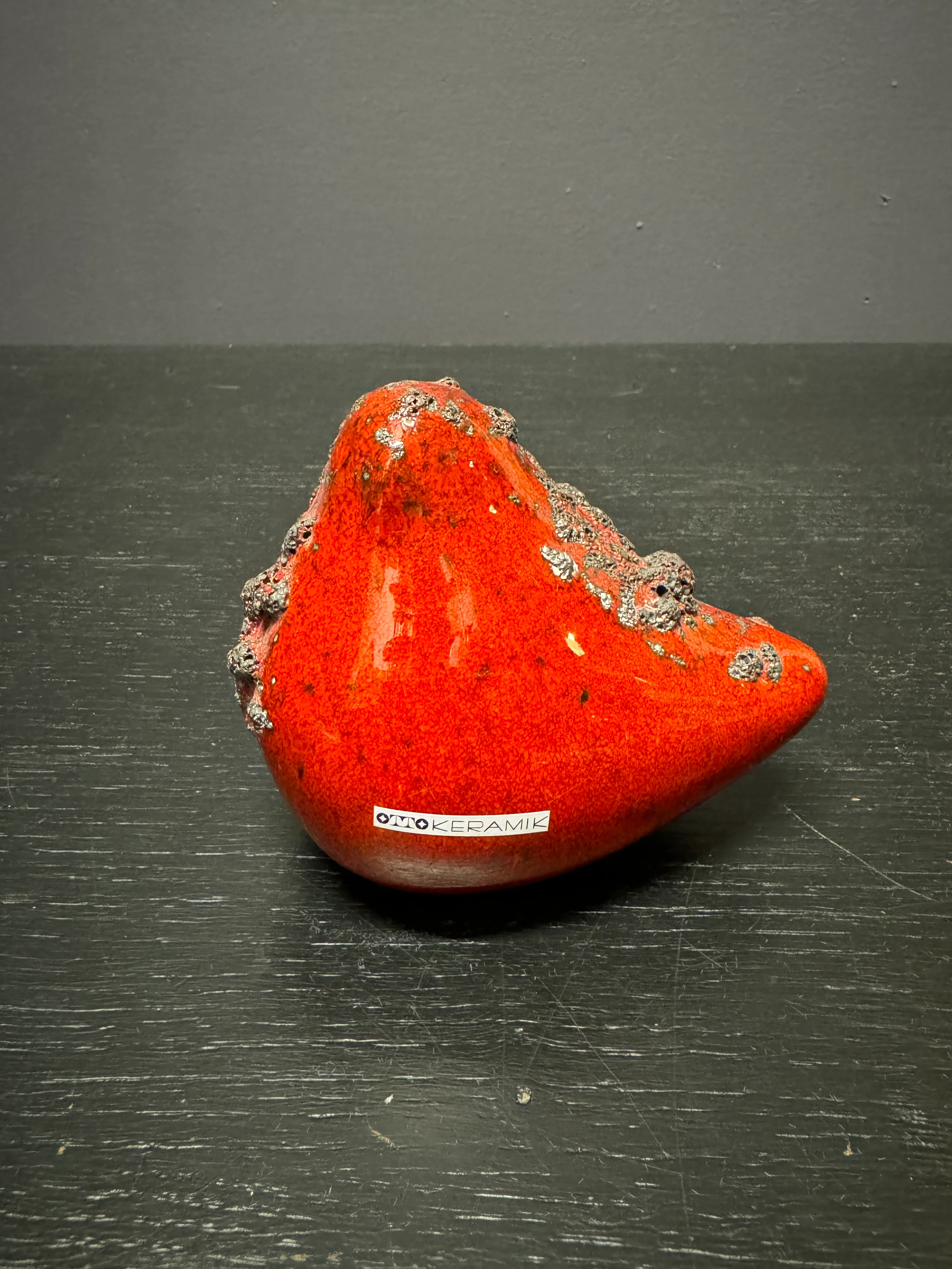 Otto Keramik Ceramic Pigeons West German Pottery Fat Lava - Image 2