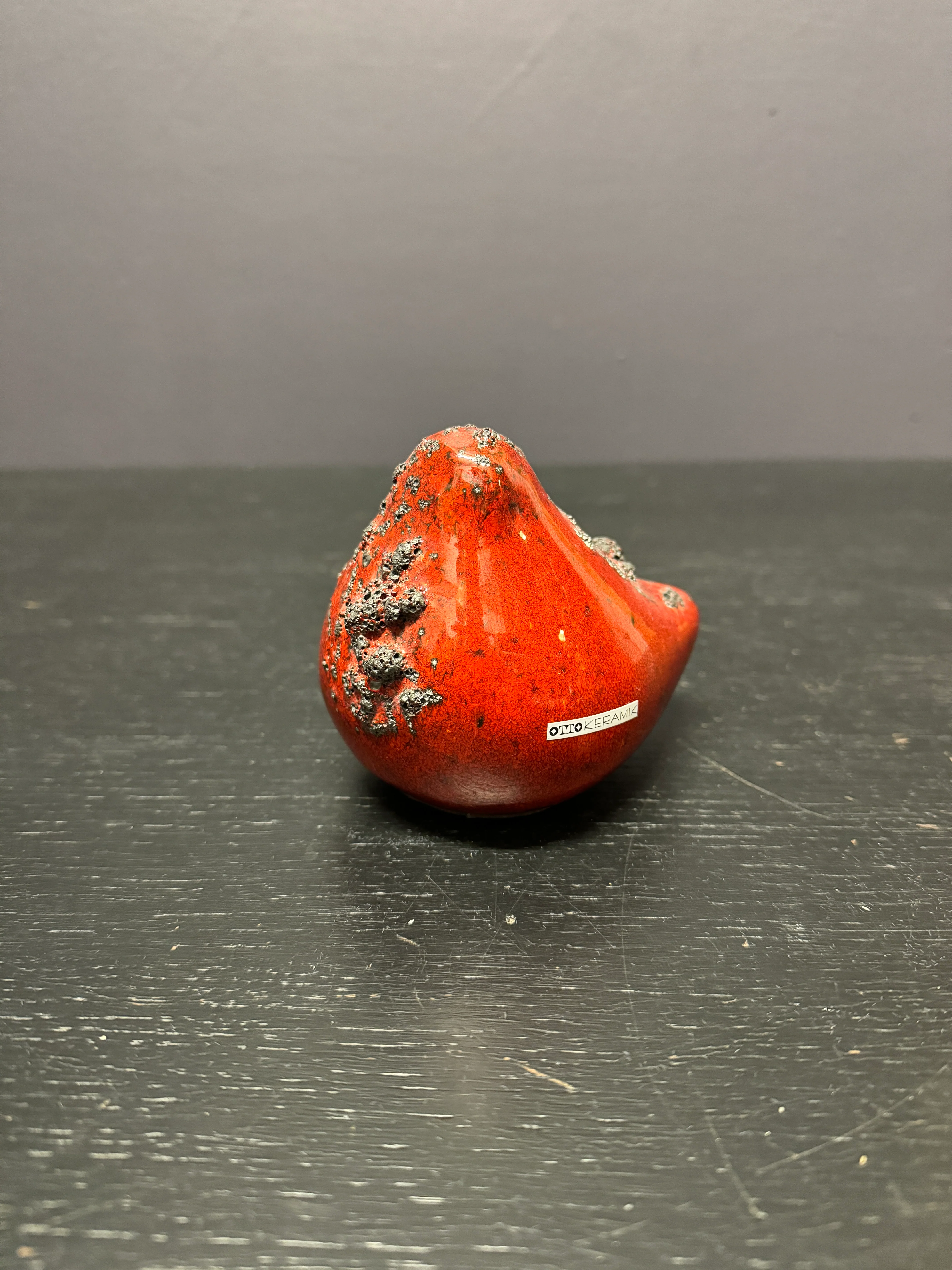Otto Keramik Ceramic Pigeons West German Pottery Fat Lava - Image 3