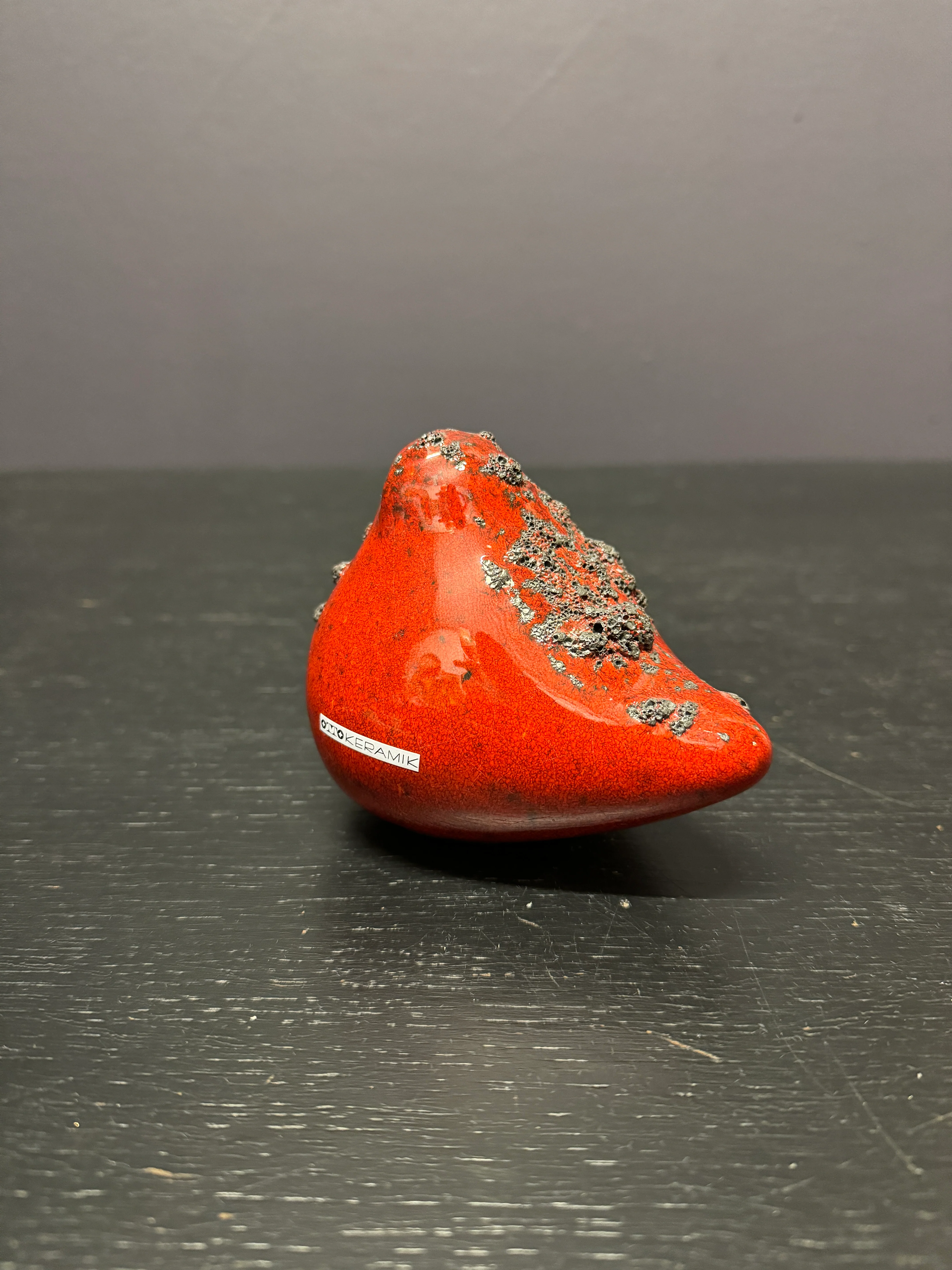 Otto Keramik Ceramic Pigeons West German Pottery Fat Lava - Image 8