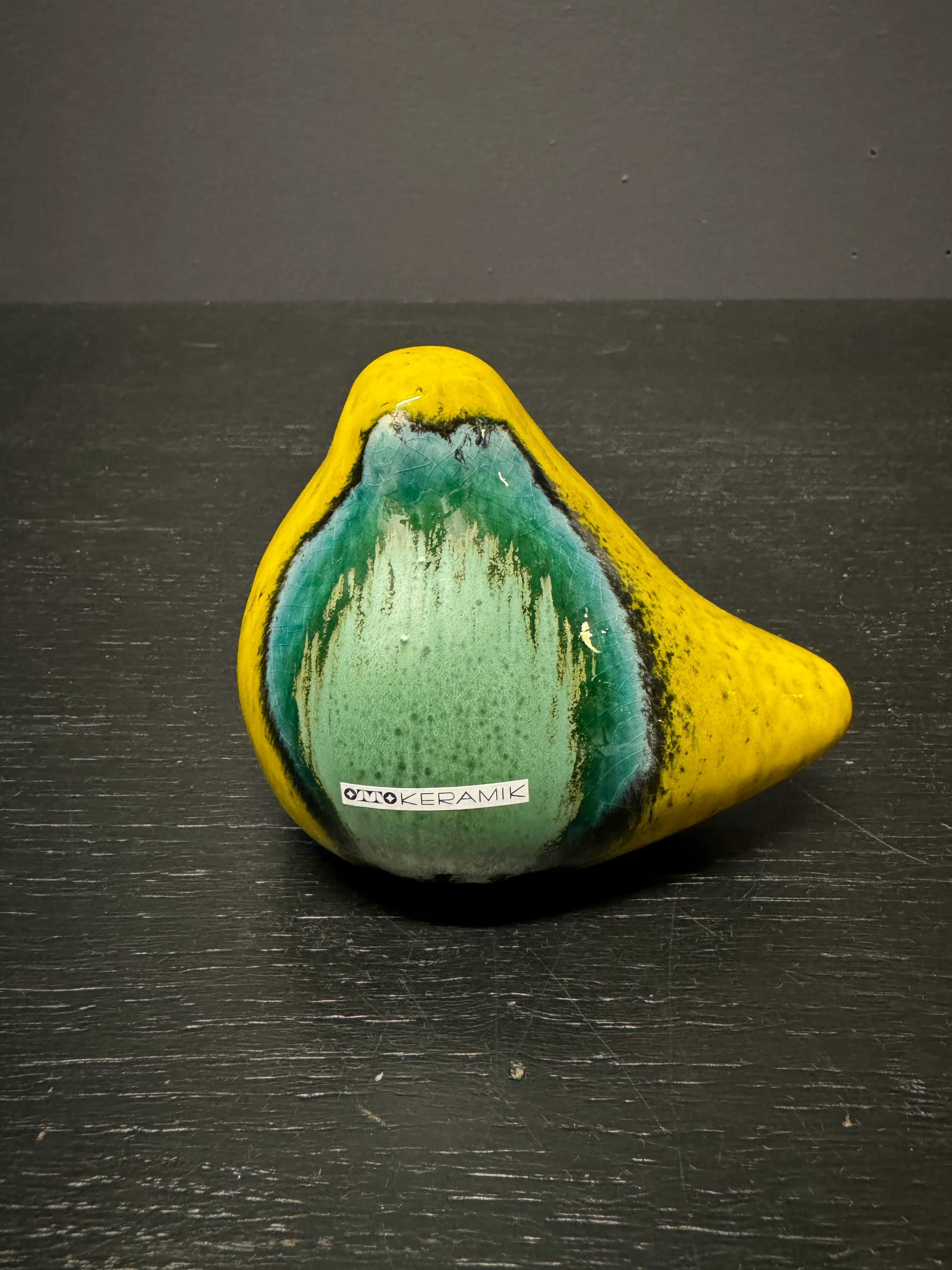 Otto Keramik Ceramic Pigeons West German Pottery Fat Lava - Image 2