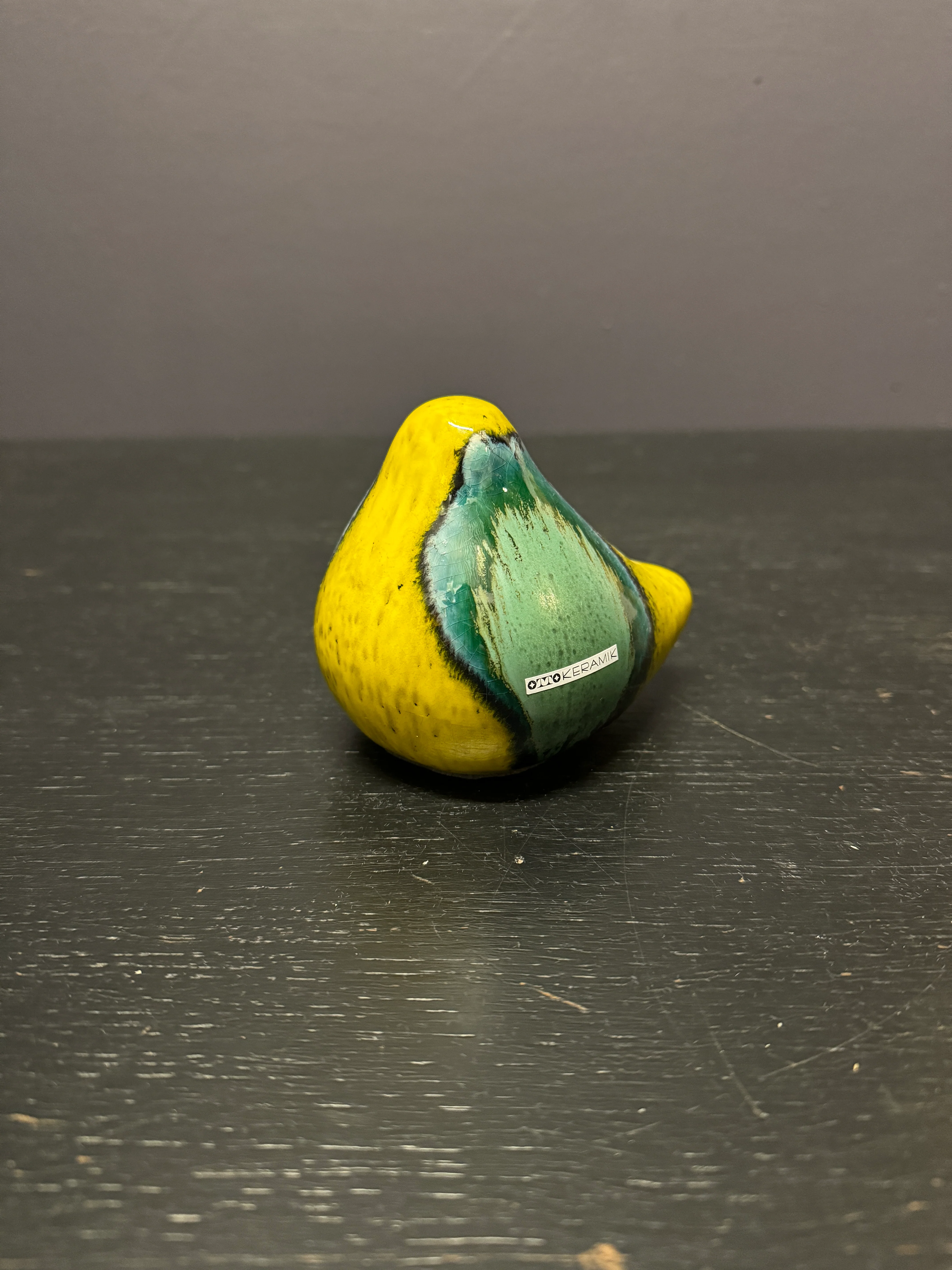 Otto Keramik Ceramic Pigeons West German Pottery Fat Lava - Image 3