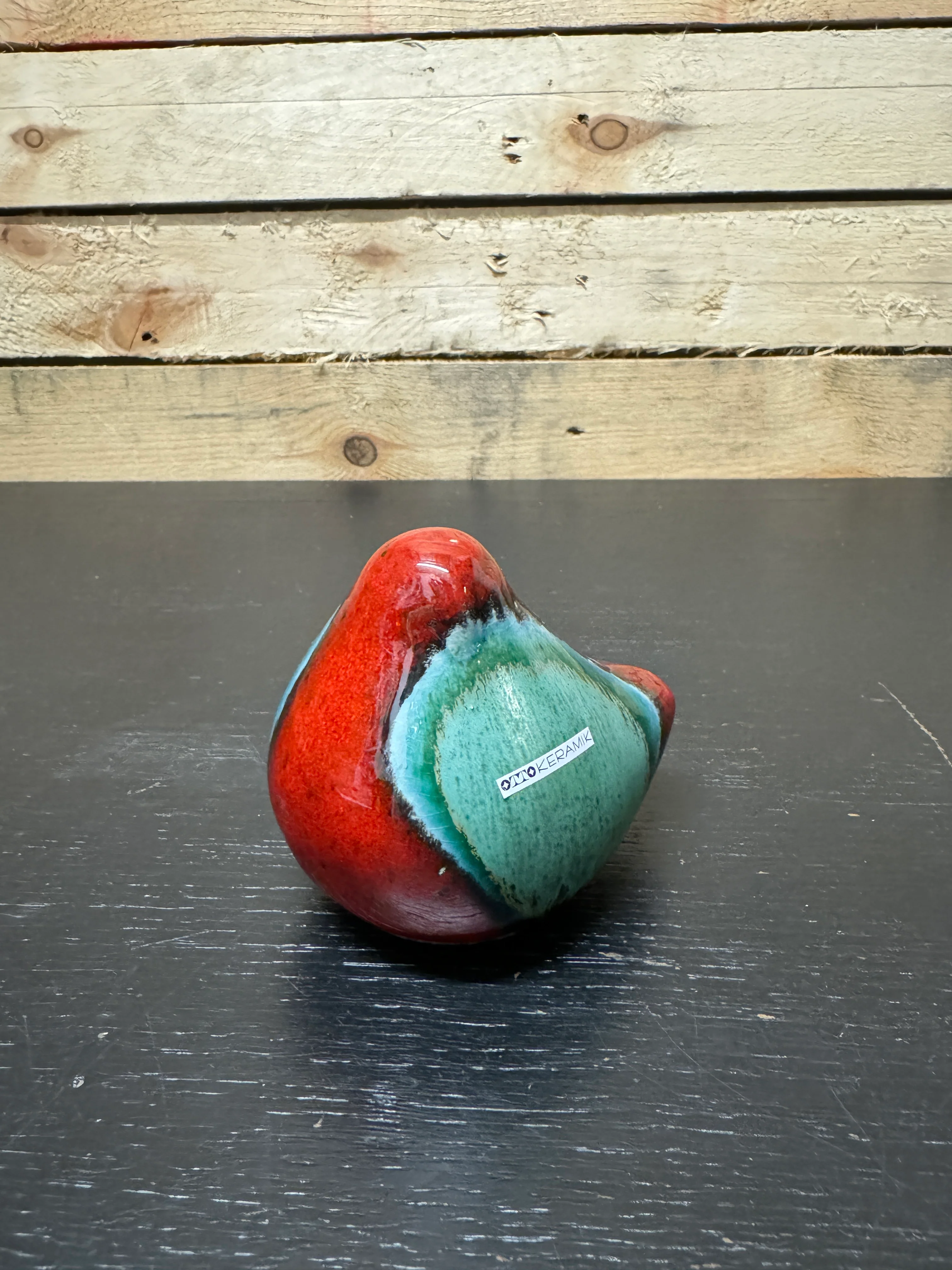 Otto Keramik Ceramic Pigeons West German Pottery Fat Lava - Image 2