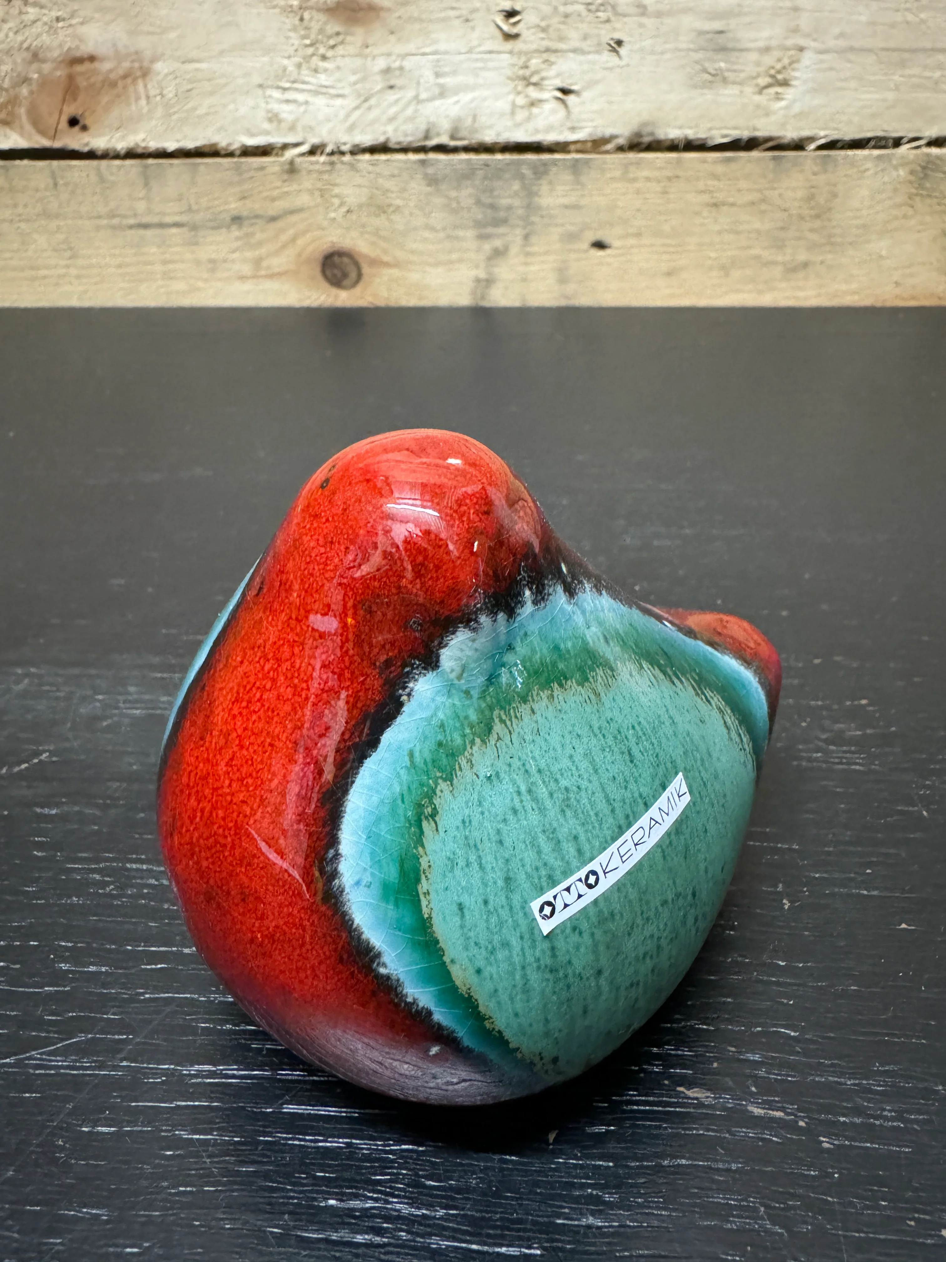 Otto Keramik Ceramic Pigeons West German Pottery Fat Lava - Image 3