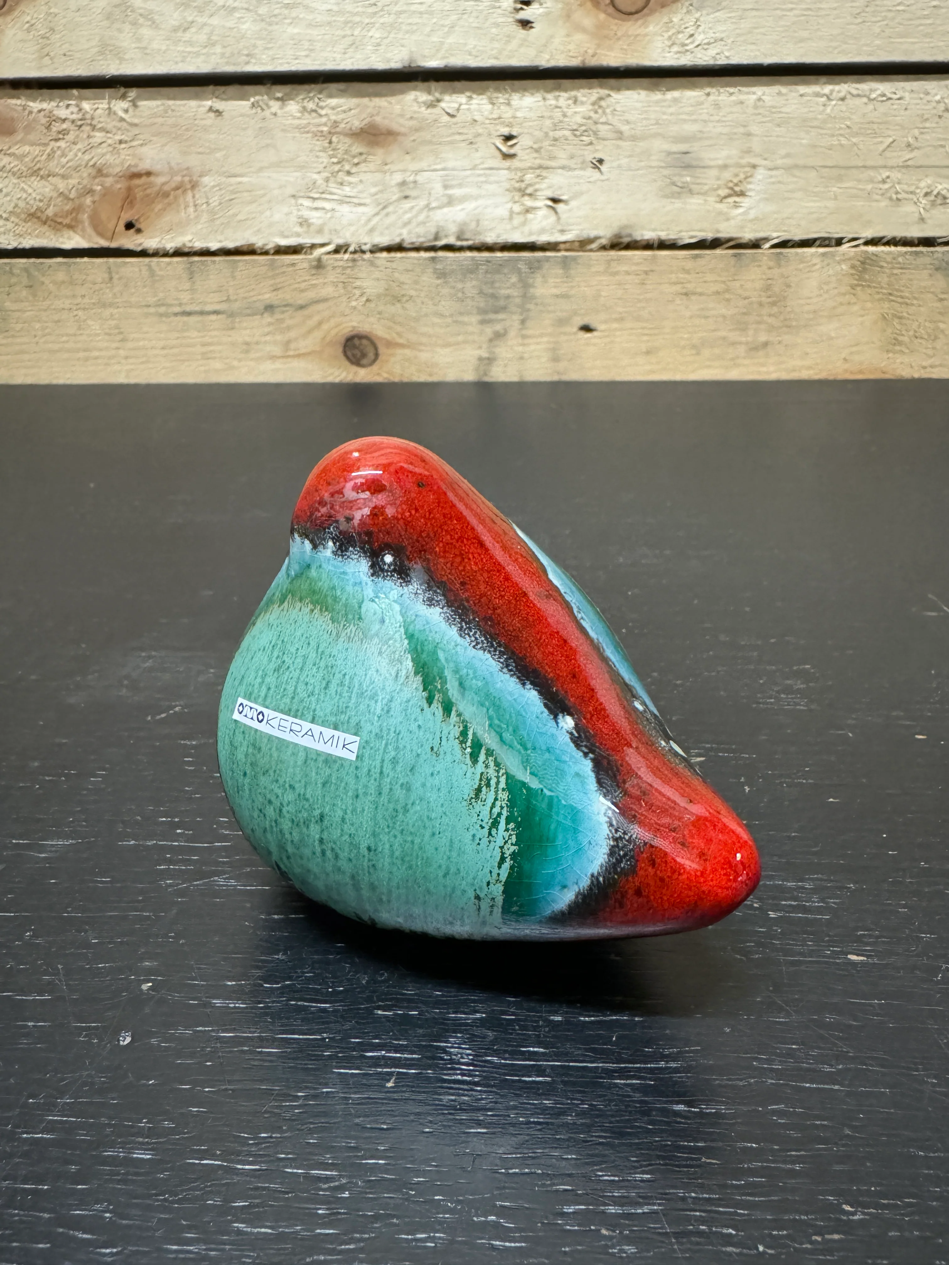 Otto Keramik Ceramic Pigeons West German Pottery Fat Lava - Image 8