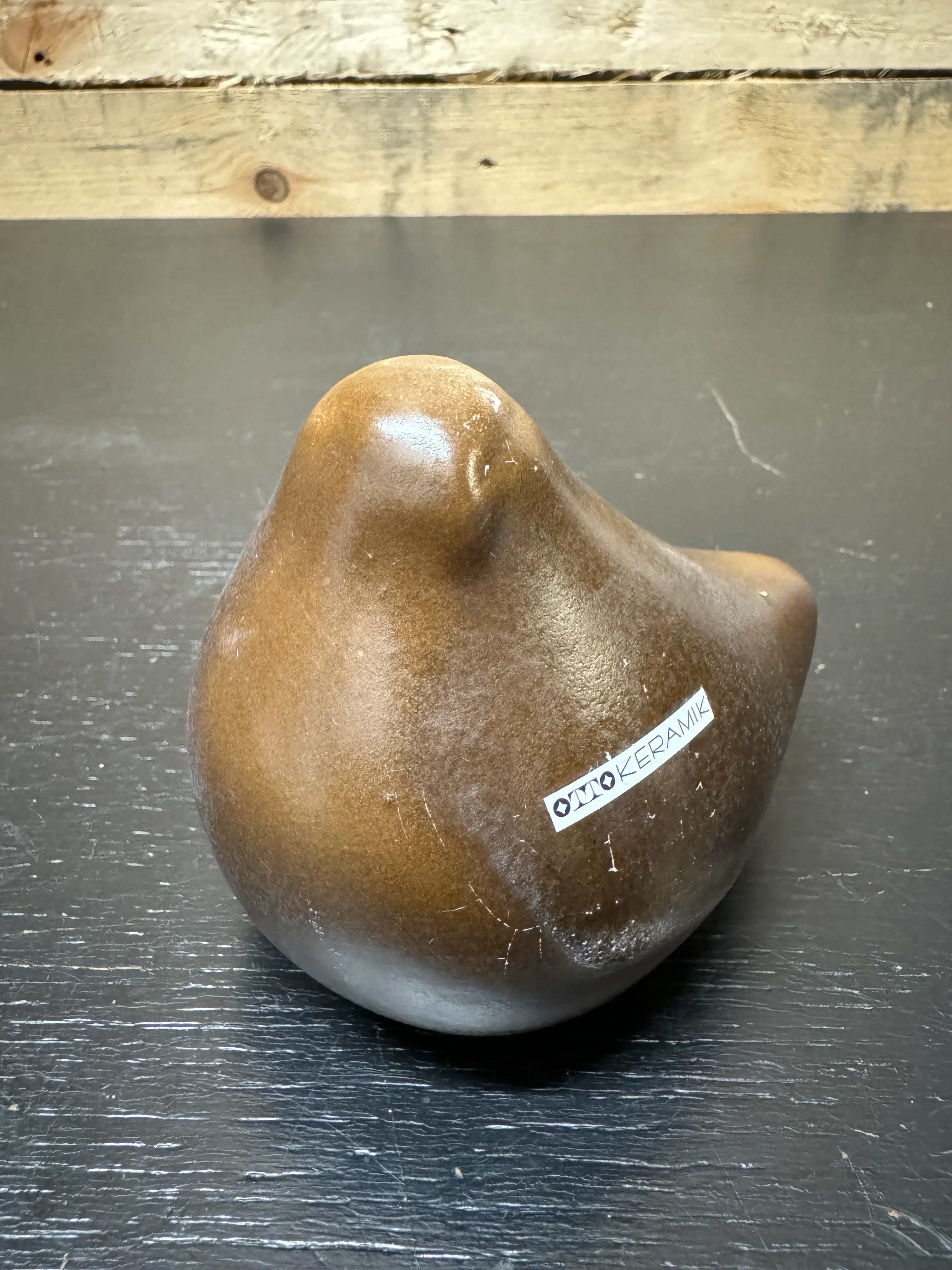 Otto Keramik Ceramic Pigeons West German Pottery Fat Lava - Image 3