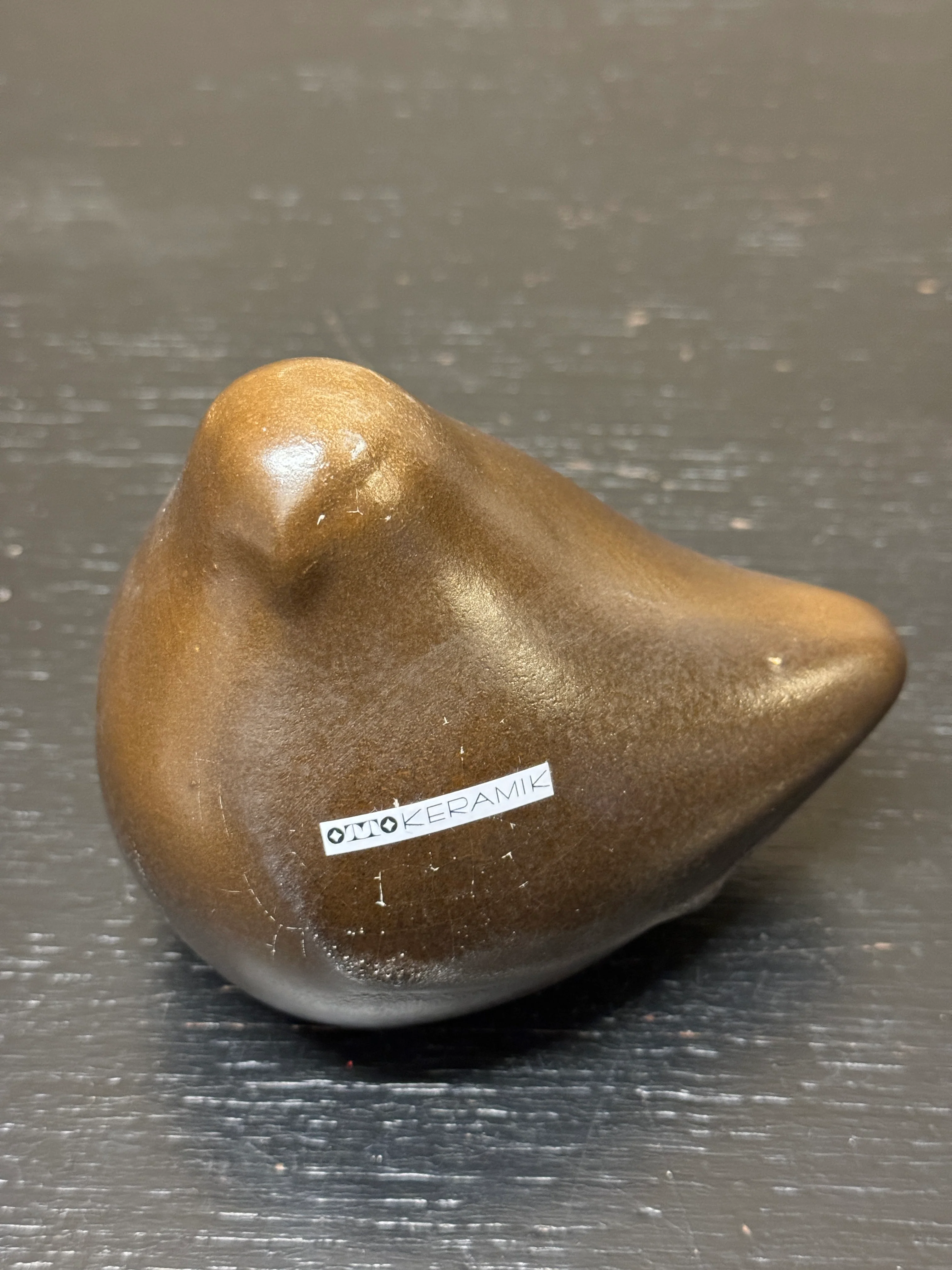Otto Keramik Ceramic Pigeons West German Pottery Fat Lava - Image 4